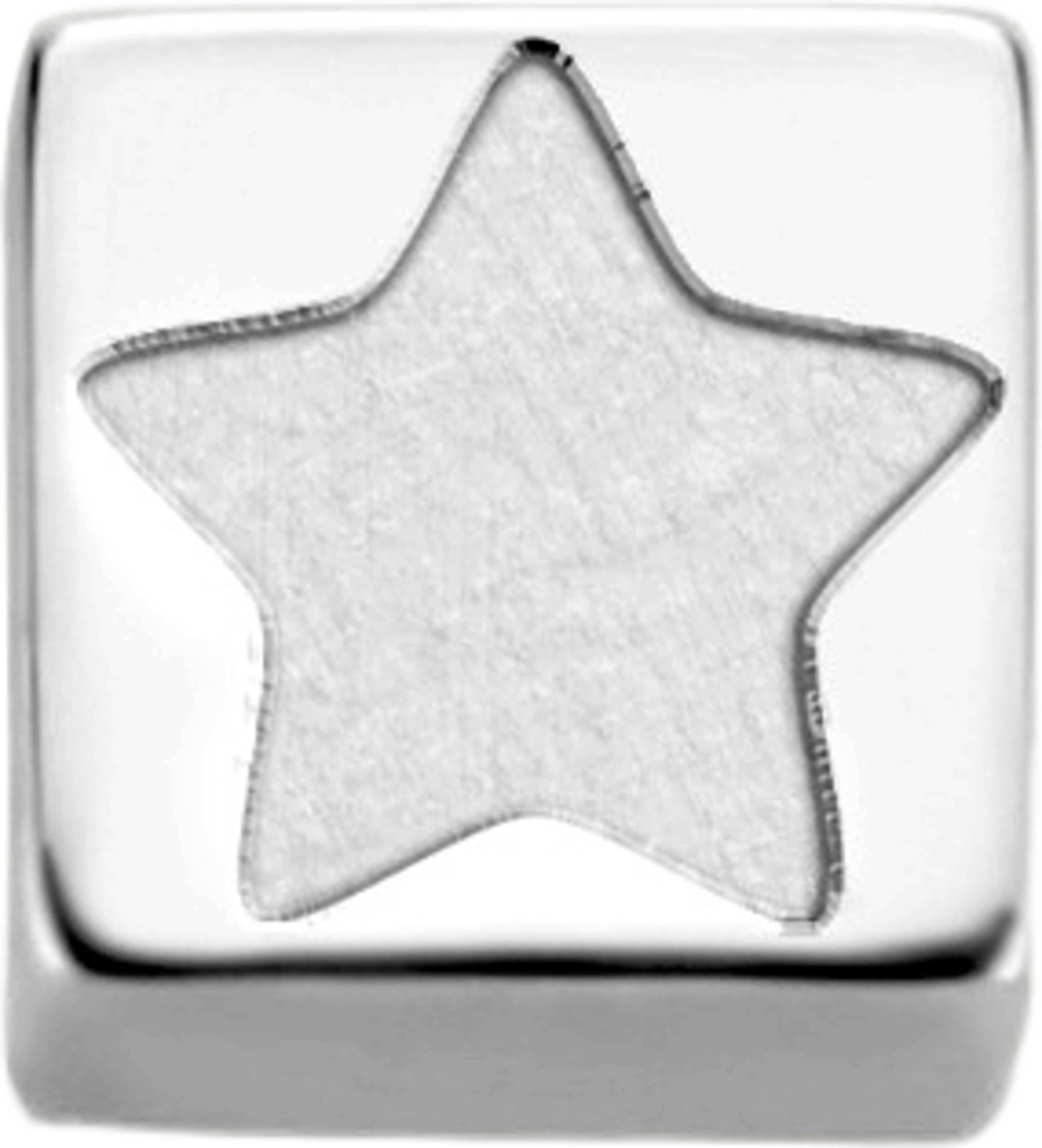 14 Karat Vitguld Berlock
