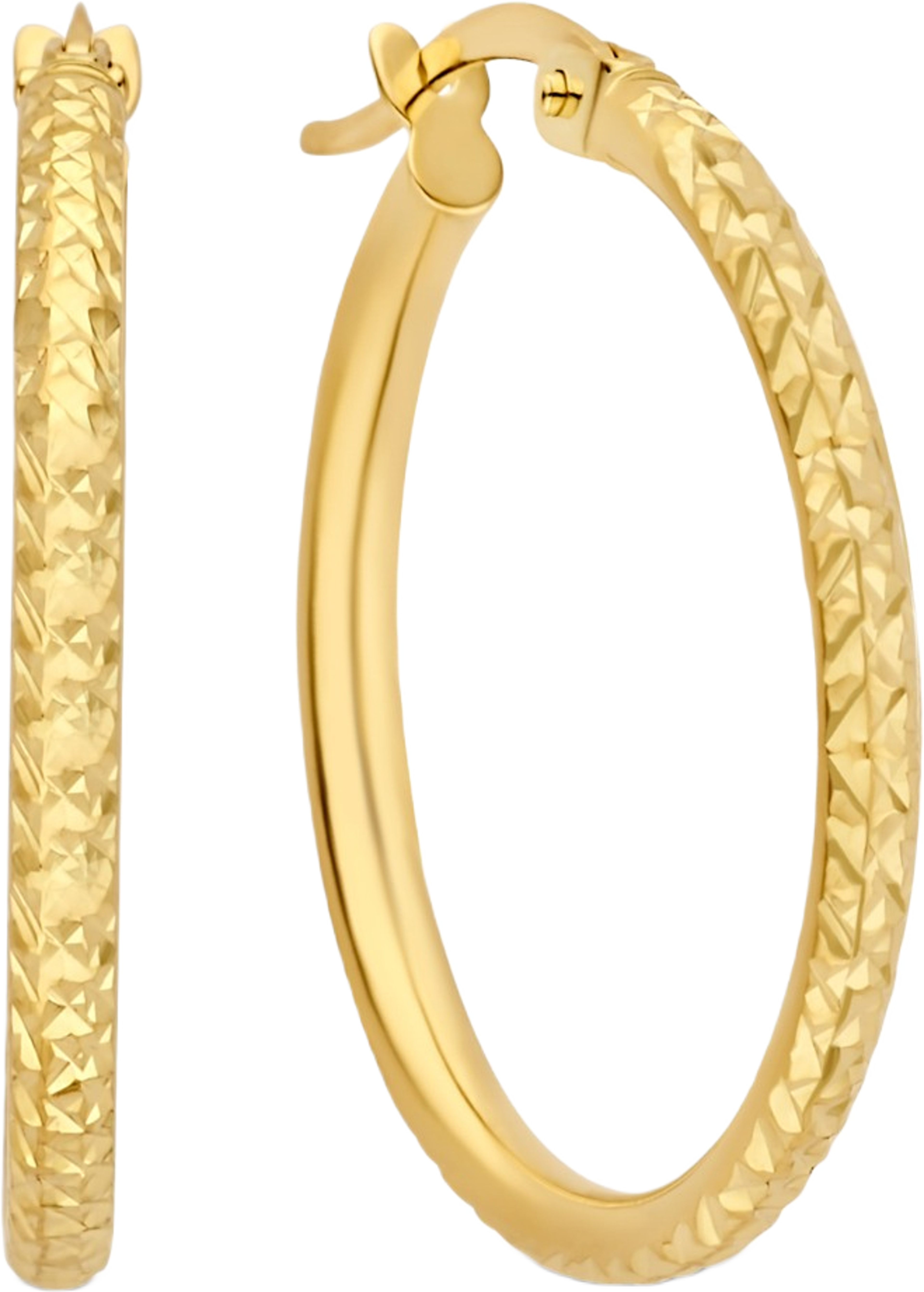 Rivoli 14 Karat Guld Creoler