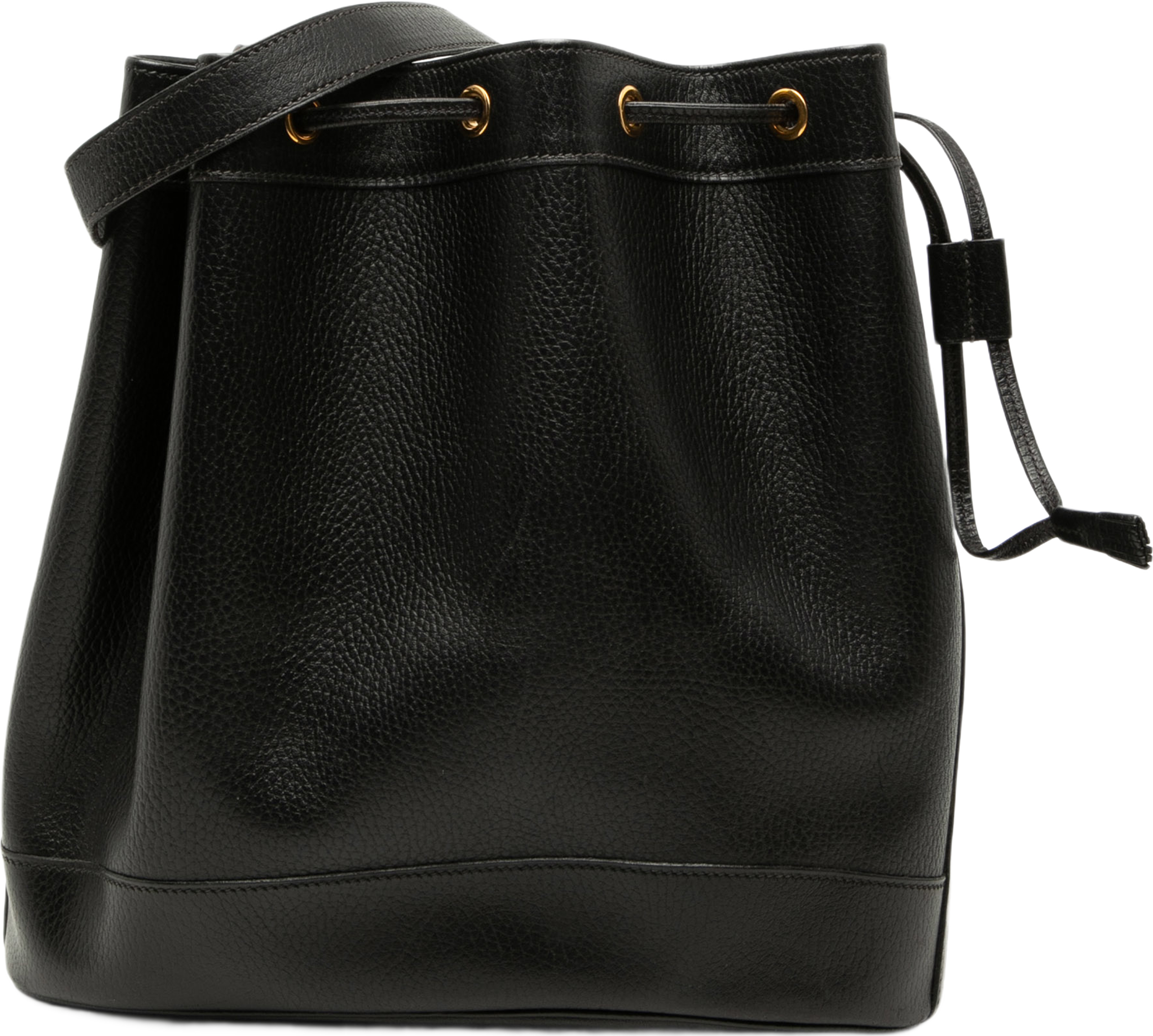 Hermès Clemence Market Gm, från Luxclusif, i färgen svart. Klicka för att öppna bilden i stort format