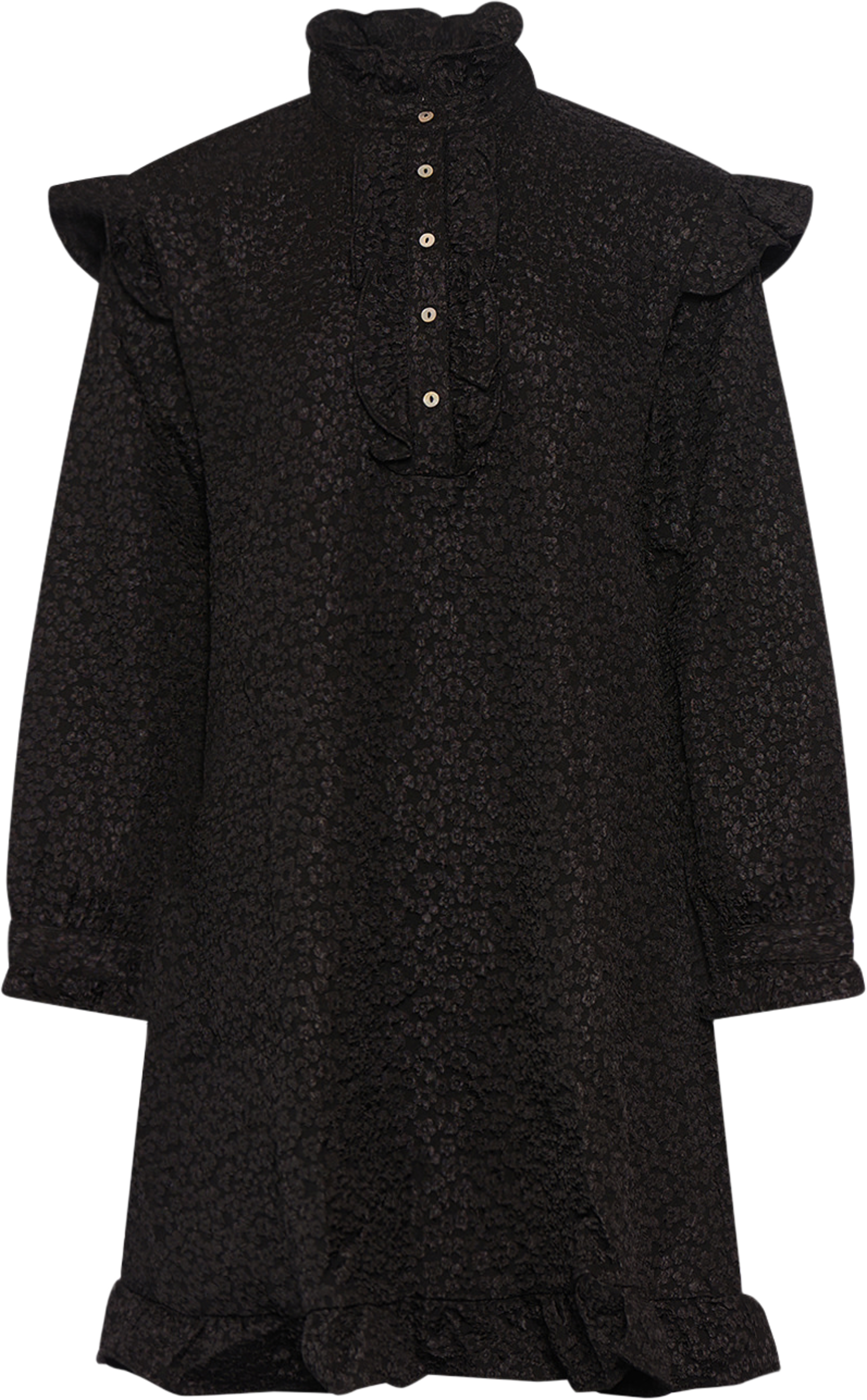Reno Ruby Ruffle Dress - Black