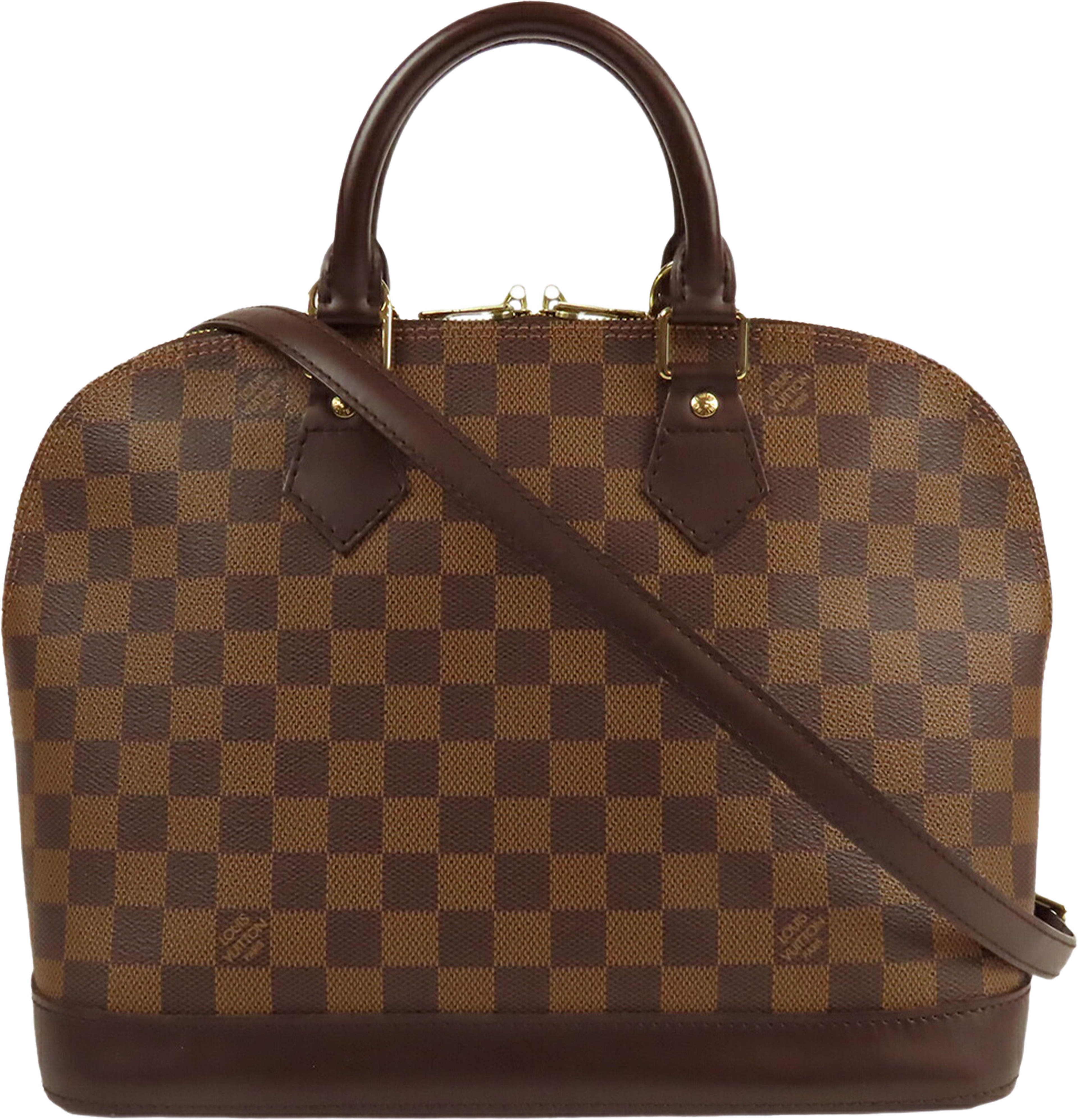 Louis Vuitton Damier Ebene Alma Pm, från Luxclusif, i färgen brown. Klicka för att öppna bilden i stort format