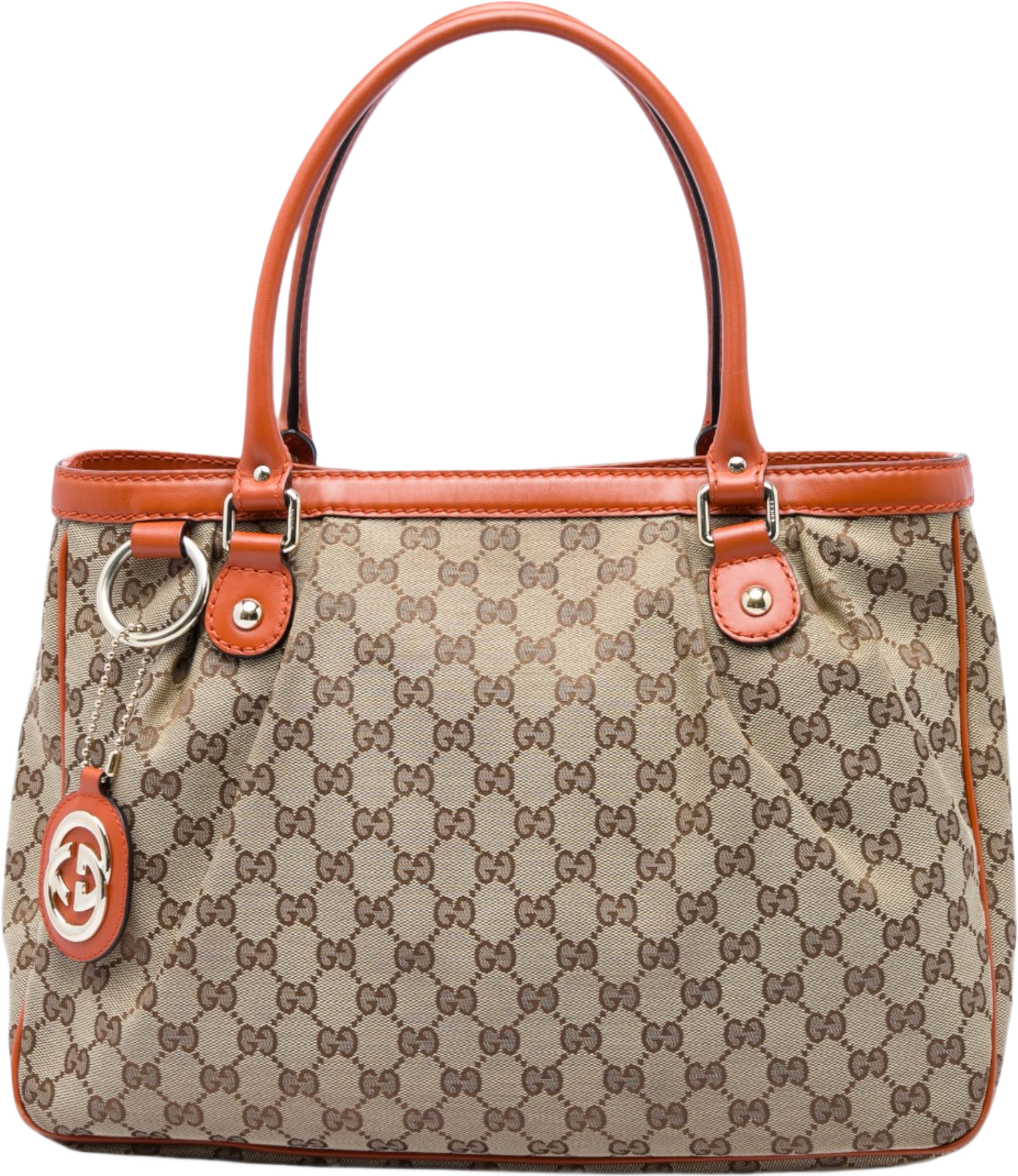 Gucci Gg Canvas Sukey Tote, från Luxclusif, i färgen beige. Klicka för att öppna bilden i stort format