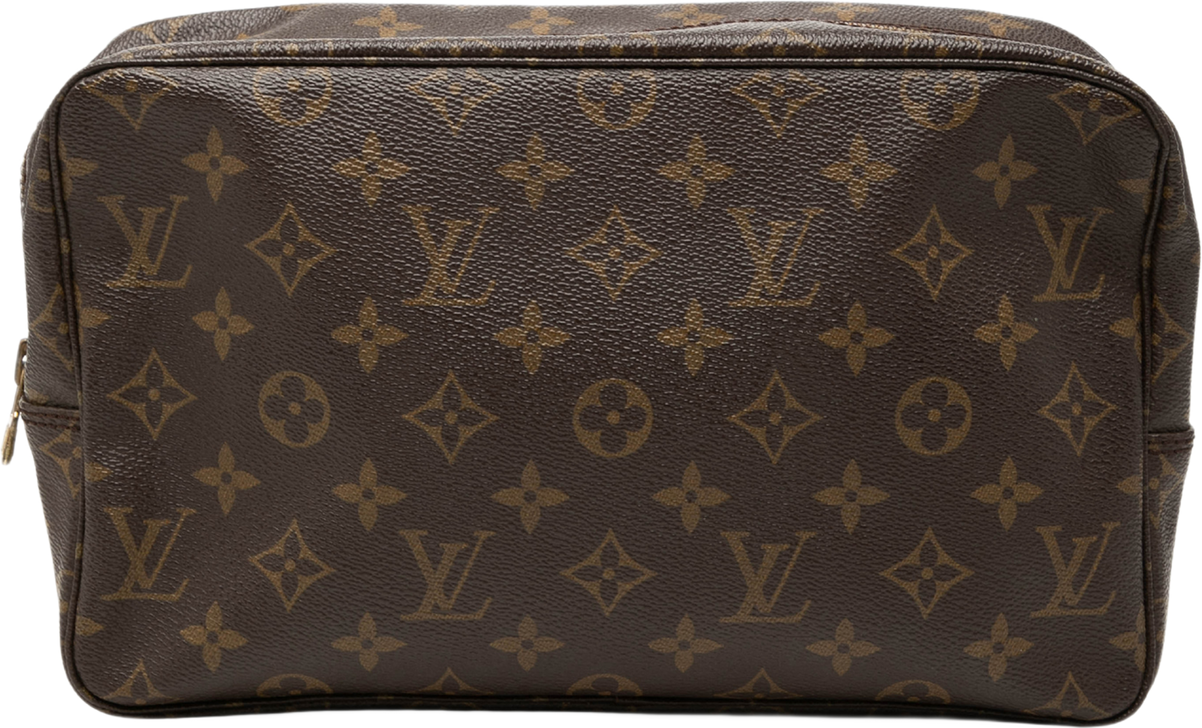 Louis Vuitton Monogram Trousse Toilette 28, från Luxclusif, i färgen brun. Klicka för att öppna bilden i stort format