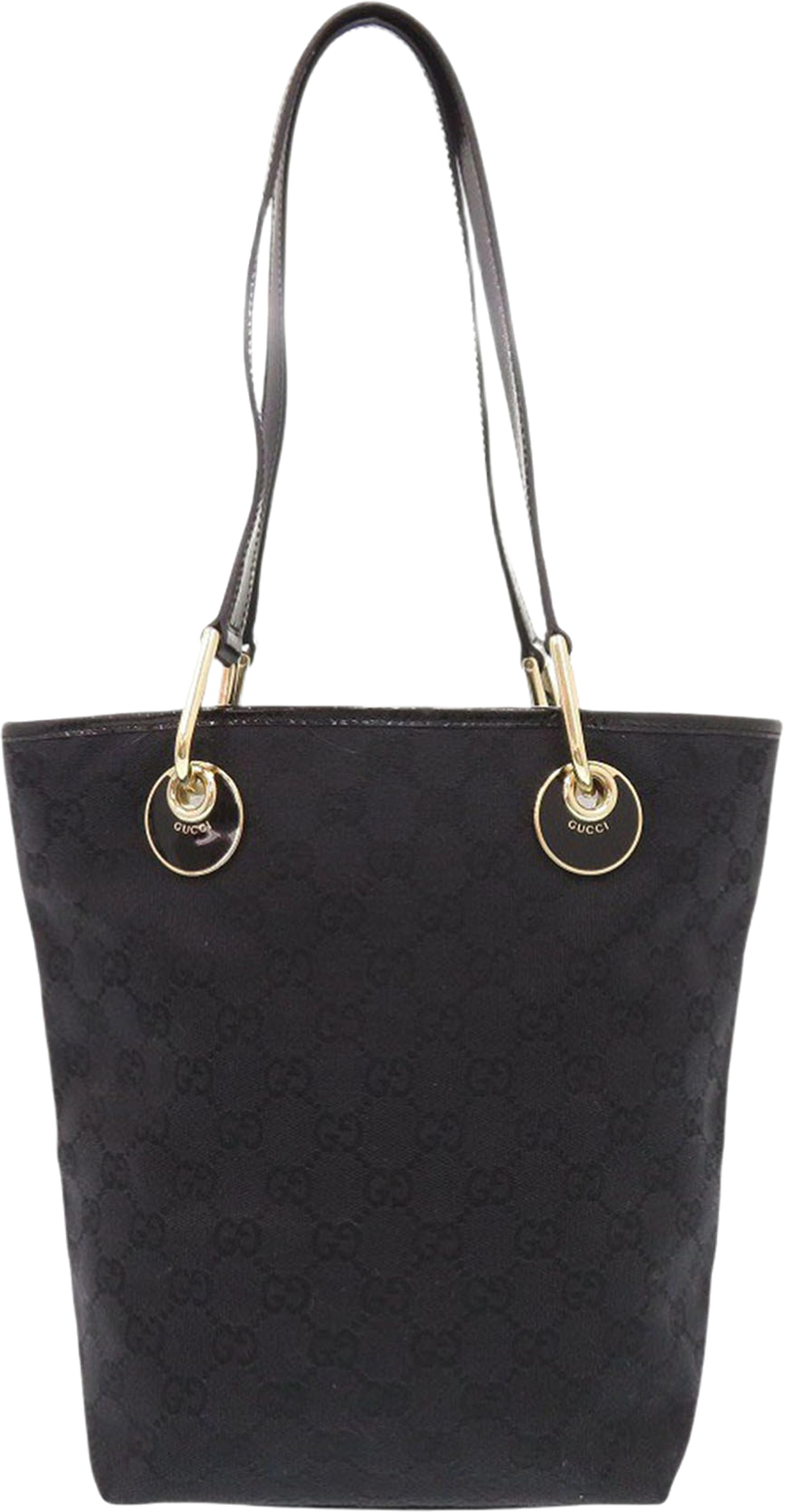 Gucci Gg Canvas Eclipse Tote, från Luxclusif, i färgen black. Klicka för att öppna bilden i stort format