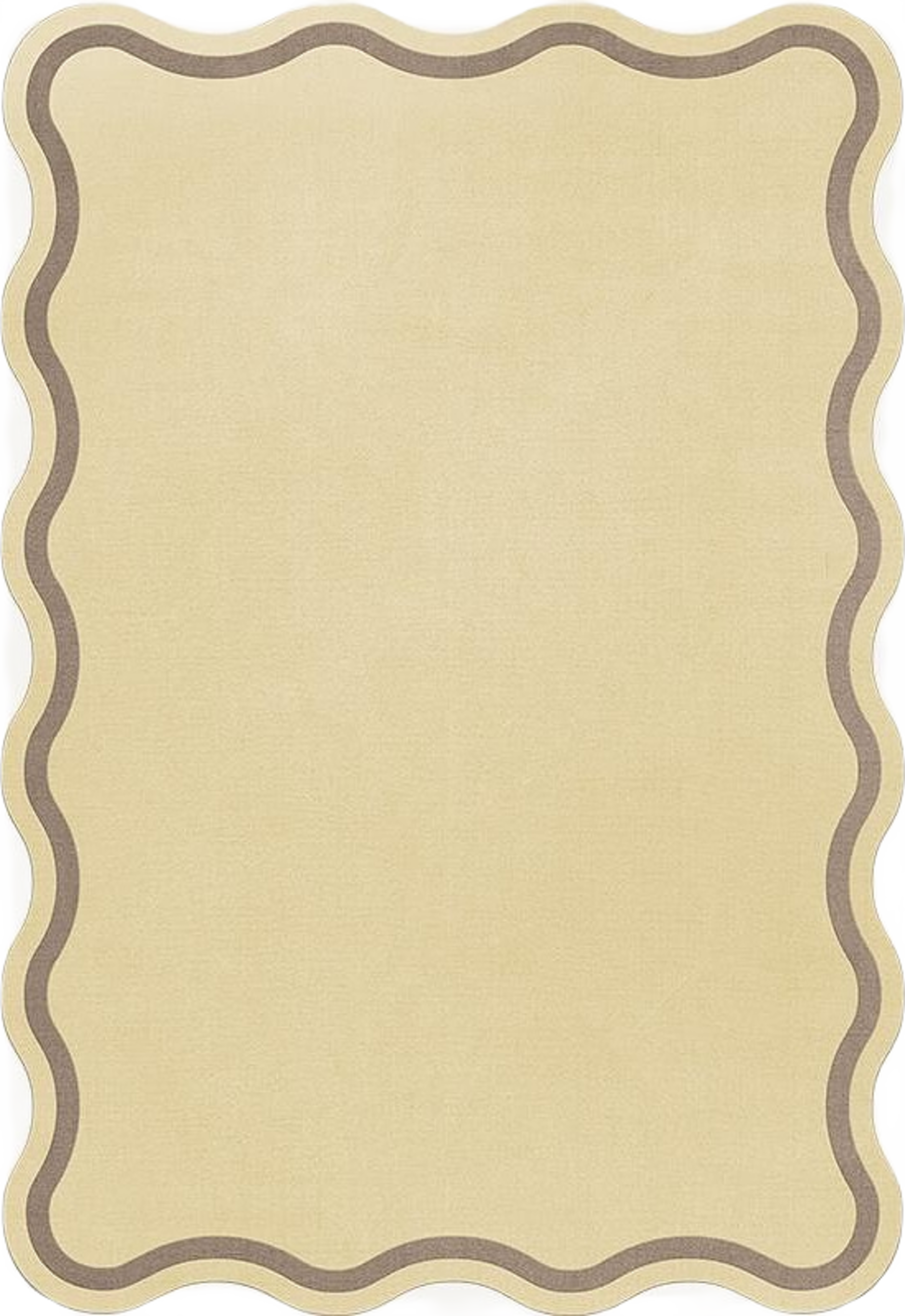 Scallop Ullmatta Lemon Yellow, från Layered, i färgen lemon yellow. Klicka för att öppna bilden i stort format