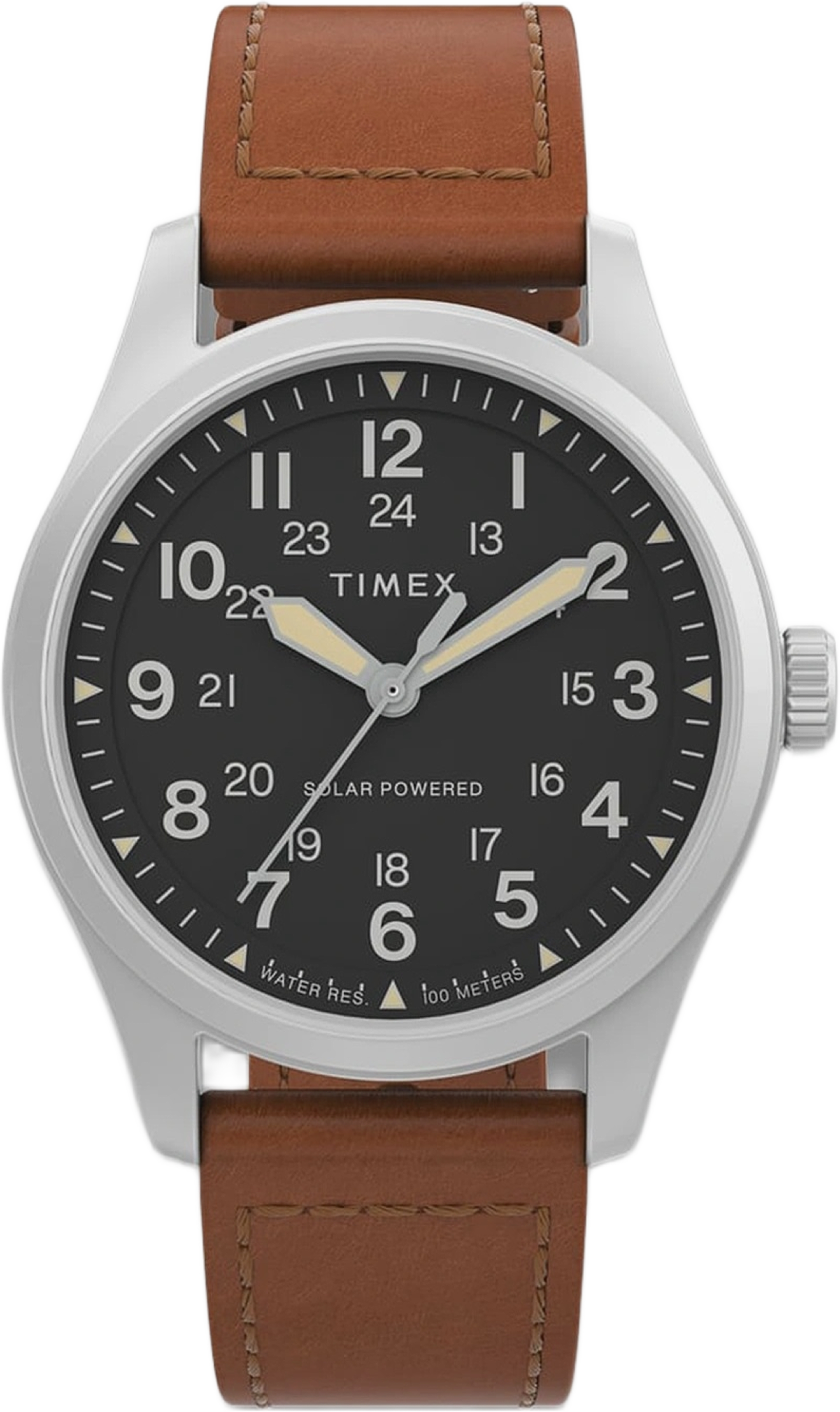 Timex Expedition North Field Post Herr, Svart/brun Läderrem - Tw2v00200, från Timex, i färgen 1. Klicka för att öppna bilden i stort format