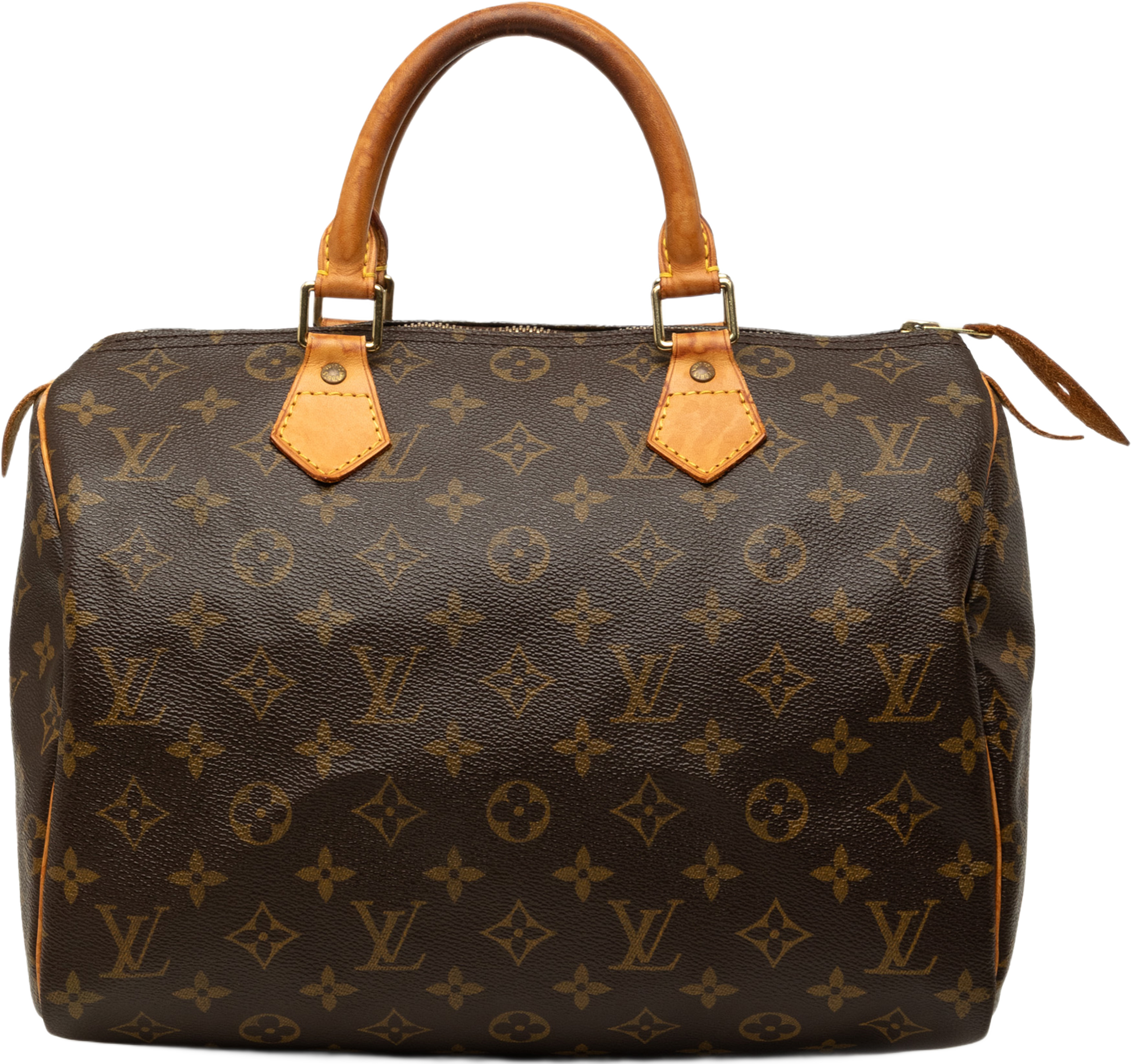 Louis Vuitton Monogram Speedy 30, från Luxclusif, i färgen brun. Klicka för att öppna bilden i stort format