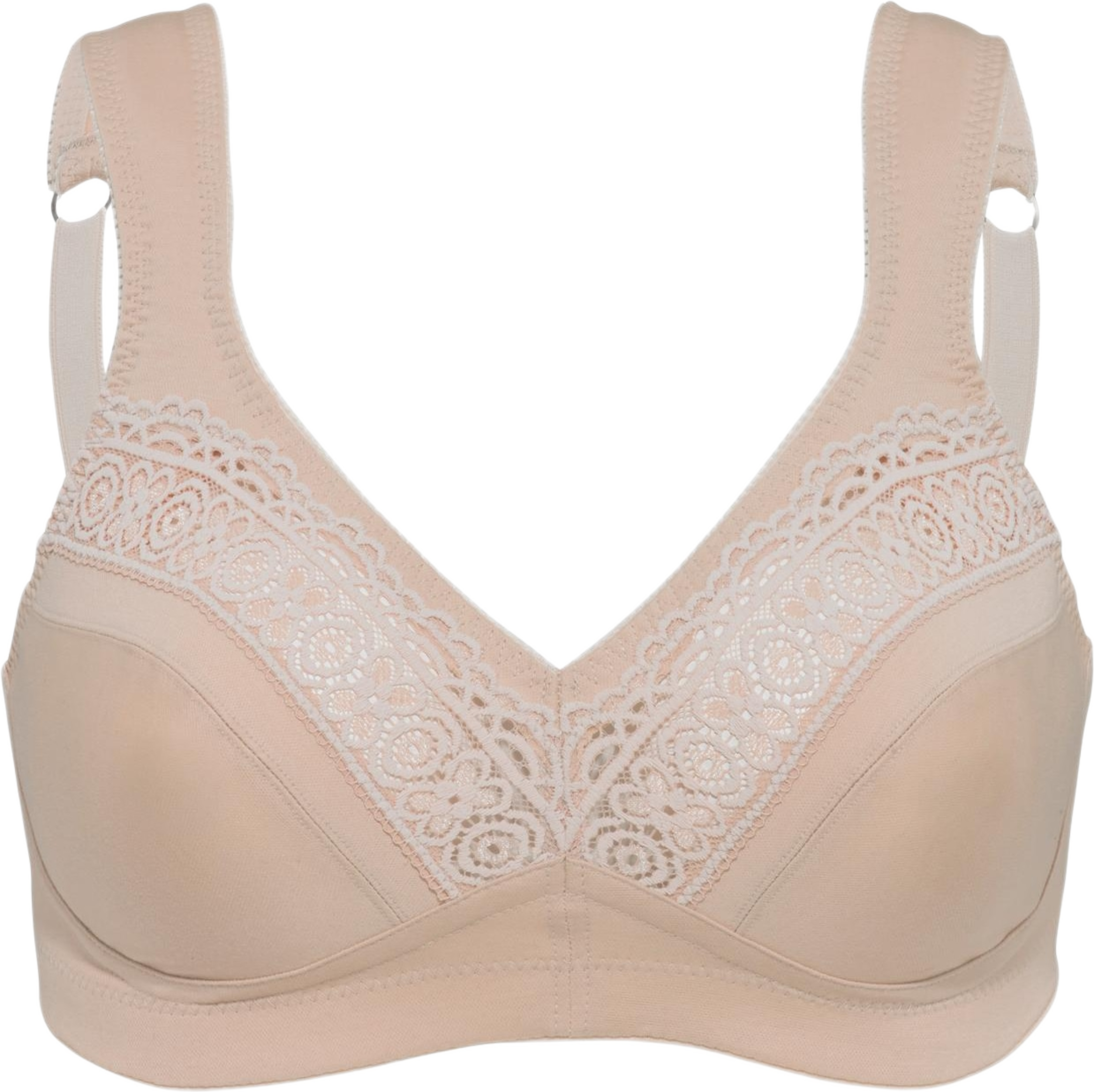 Cotton Star Bh Utan Bygel, från Swegmark, i färgen beige. Klicka för att öppna bilden i stort format
