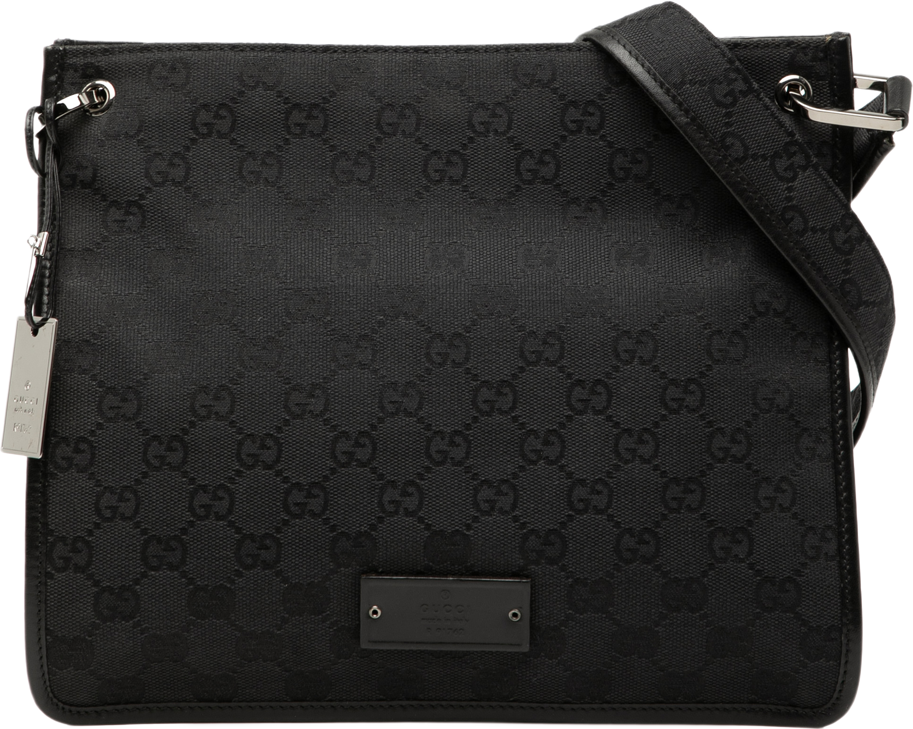 Gucci Gg Canvas Crossbody, från Luxclusif, i färgen black. Klicka för att öppna bilden i stort format