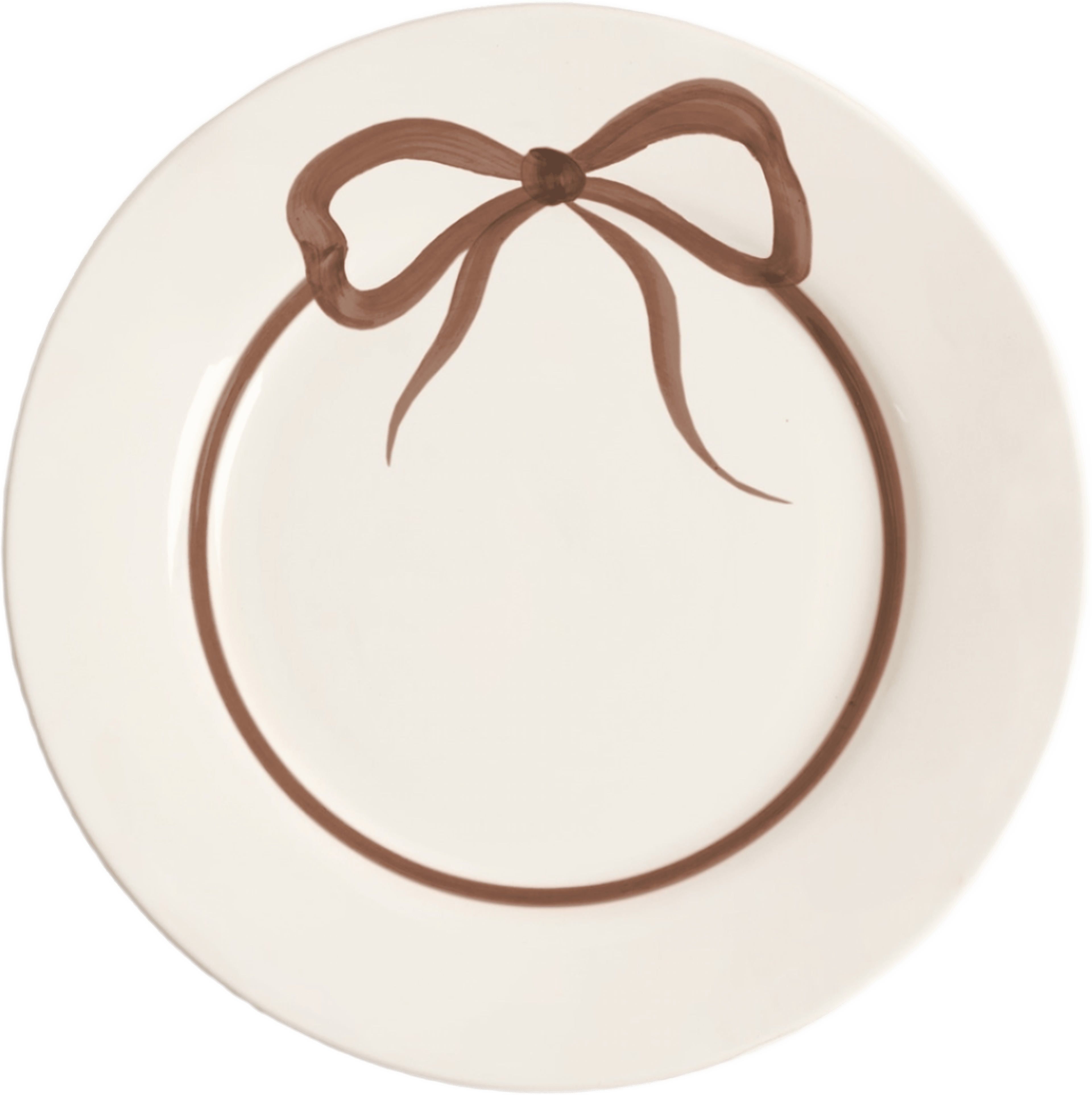 Bow Tallrik - 28 Cm, från Pick A Poppy, i färgen brown. Klicka för att öppna bilden i stort format