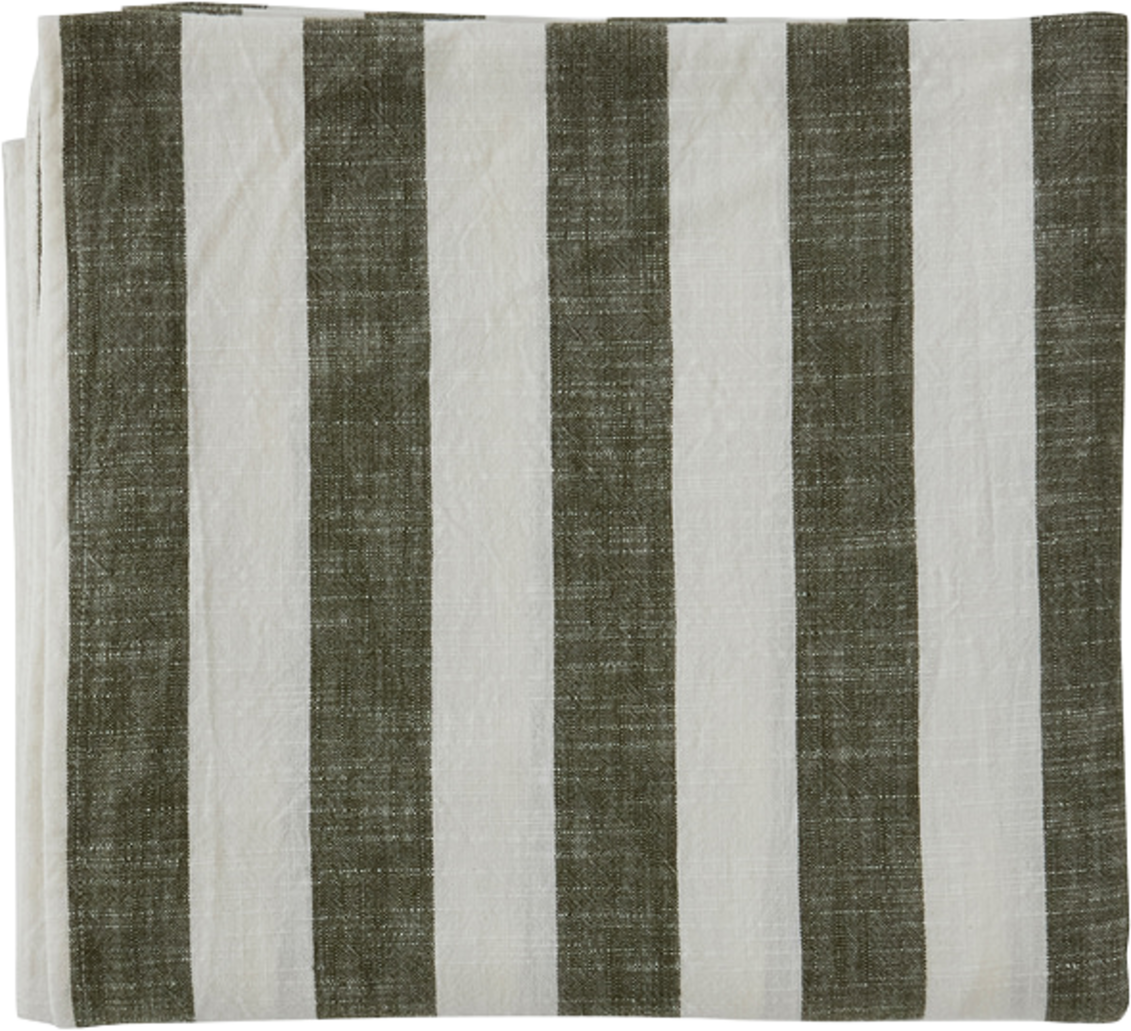Striped Tablecloth - 200x140 Cm, från OYOY Living, i färgen olive. Klicka för att öppna bilden i stort format
