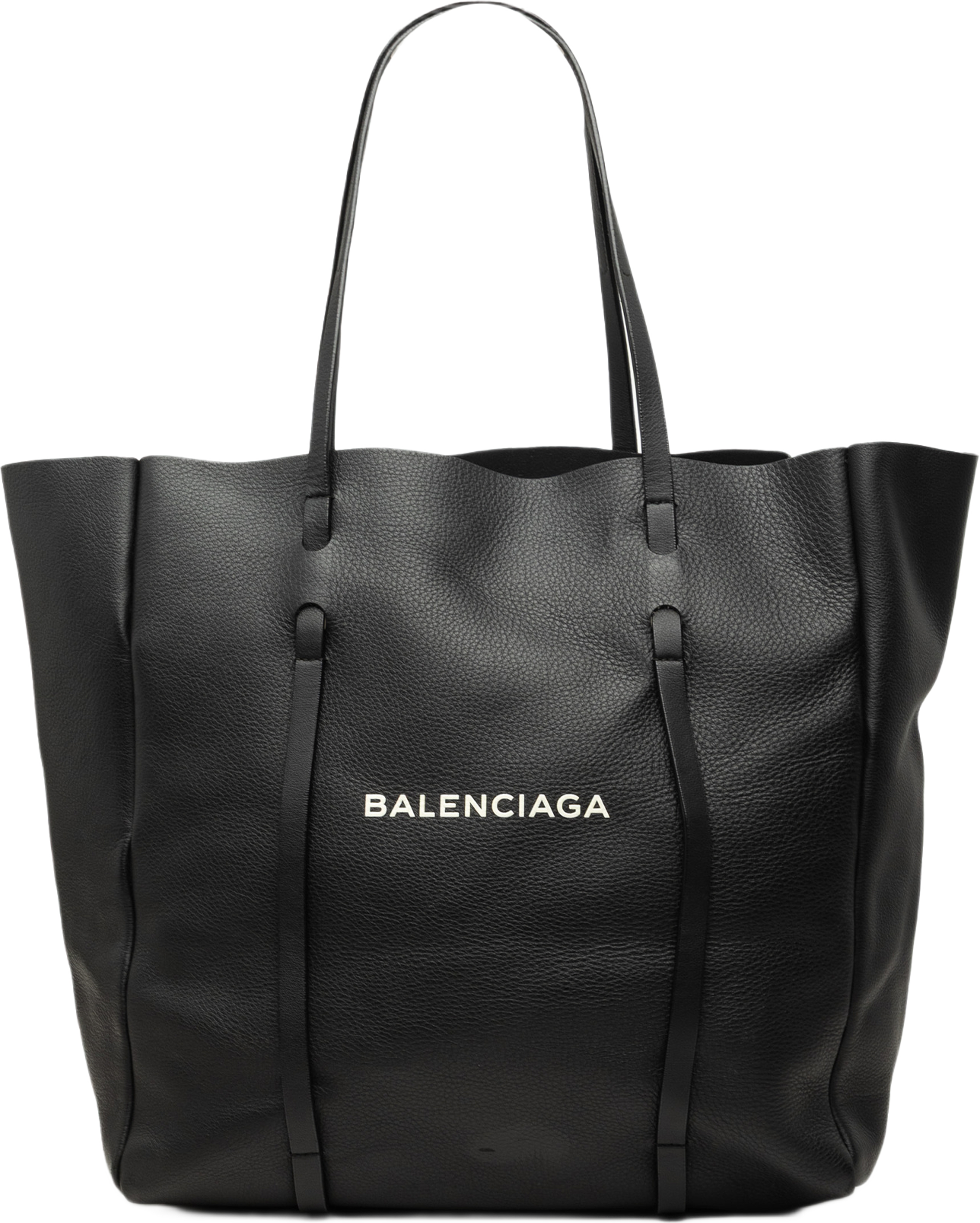 Balenciaga Leather Everyday Tote M, från Luxclusif, i färgen grå. Klicka för att öppna bilden i stort format