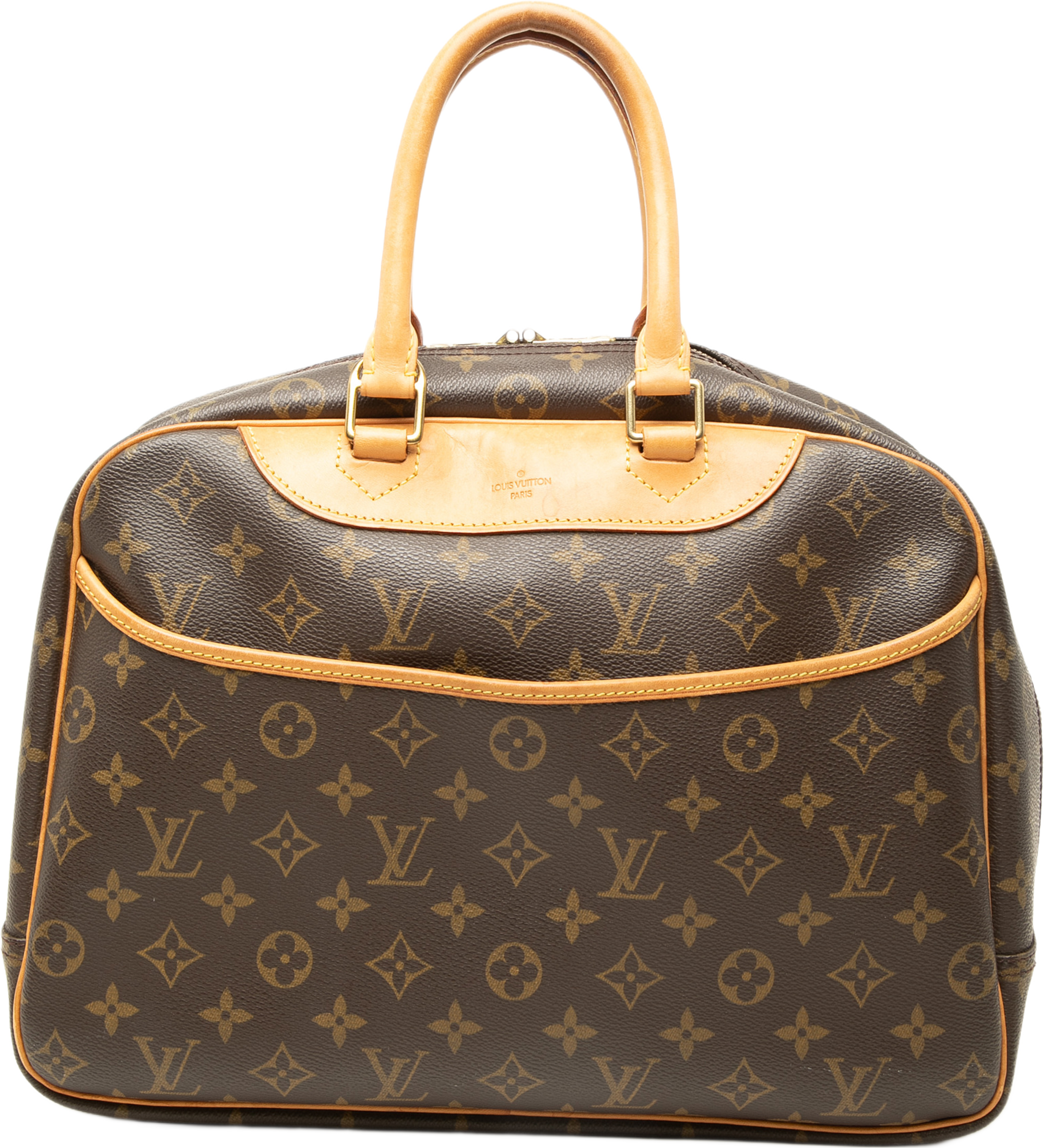 Louis Vuitton Monogram Deauville, från Luxclusif, i färgen brun. Klicka för att öppna bilden i stort format