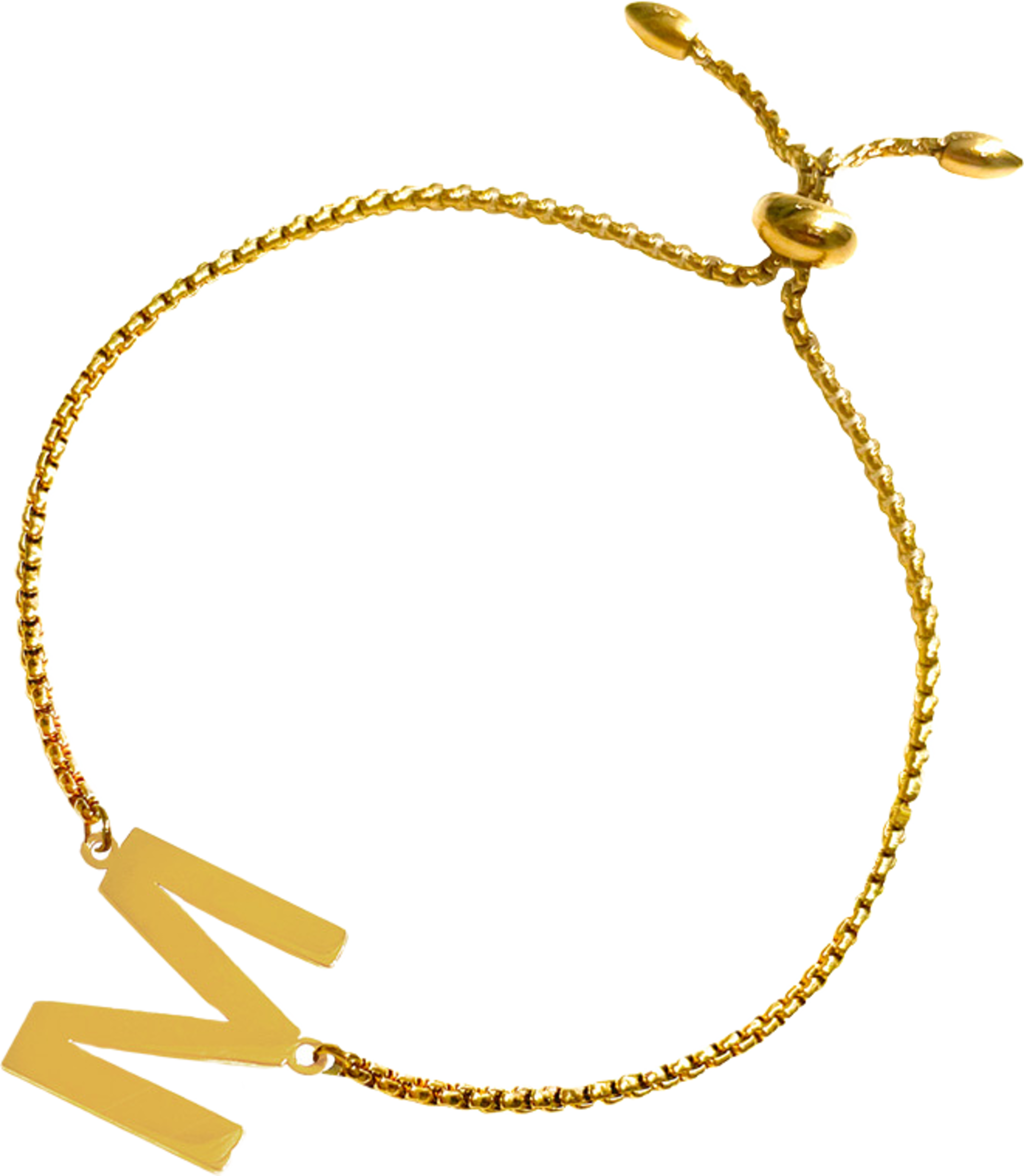 New Identity Bracelet D Gold
