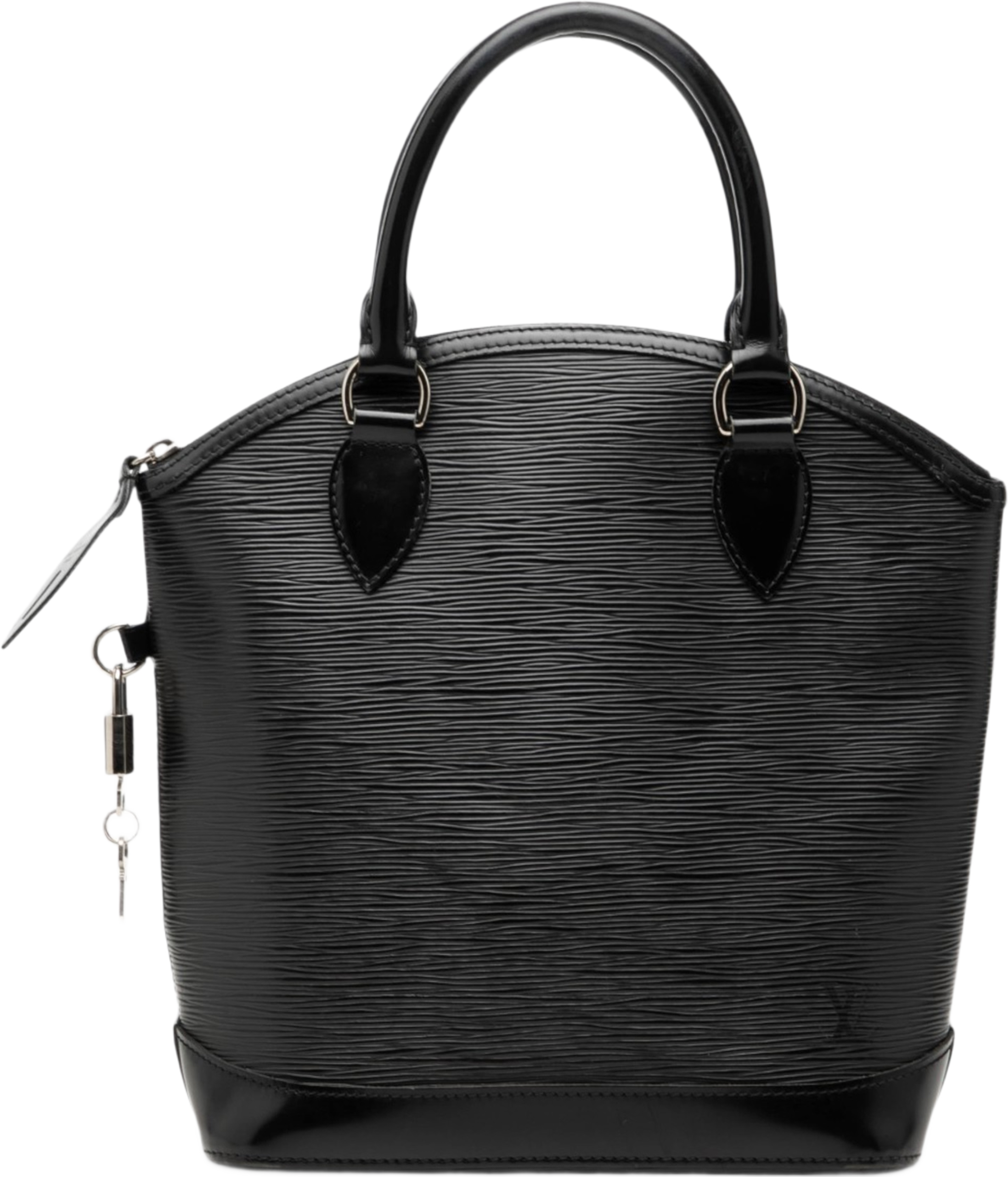 Louis Vuitton Epi Lockit Vertical, från Luxclusif, i färgen black. Klicka för att öppna bilden i stort format