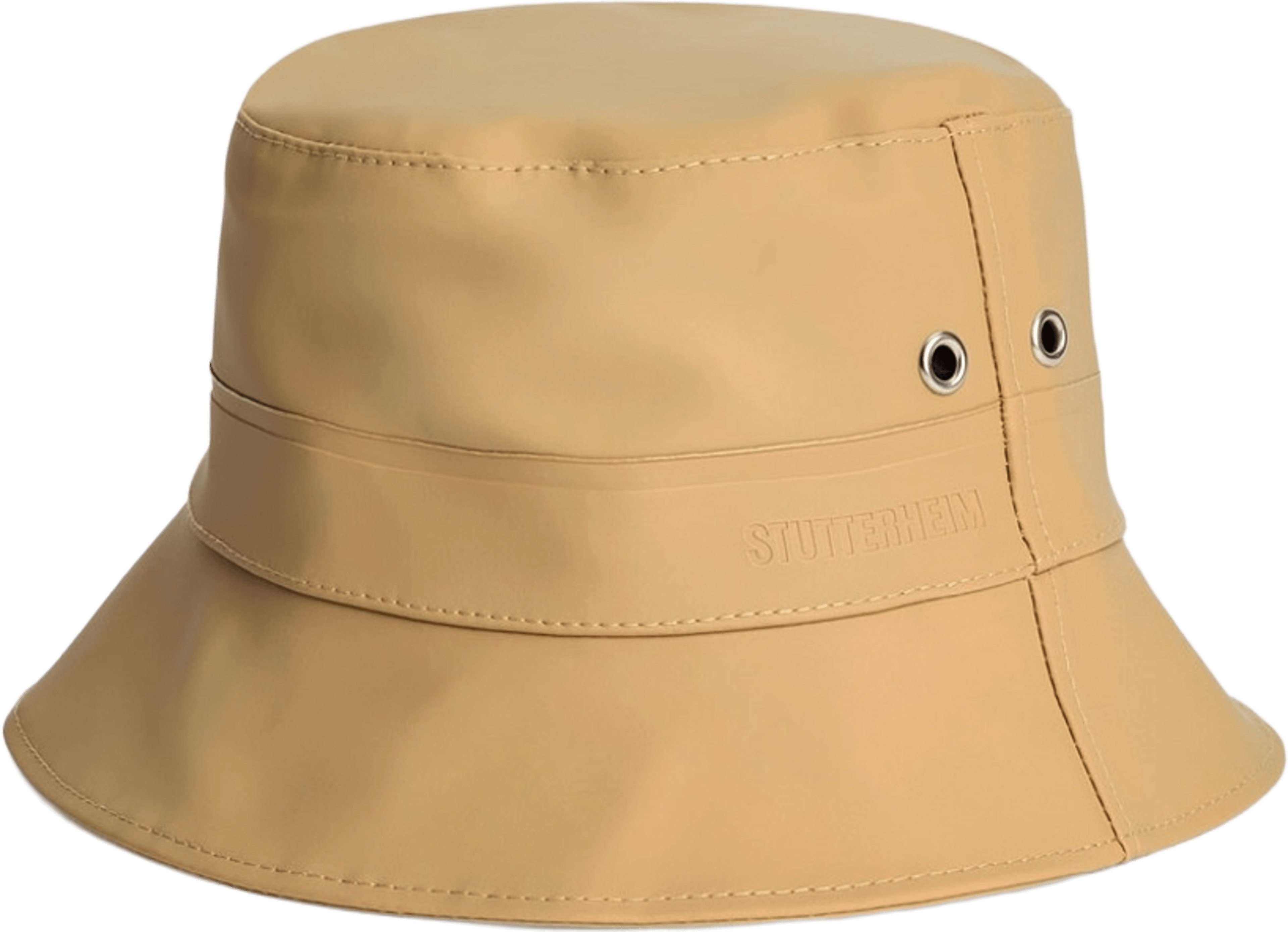 Beckholmen Bucket Hat, från Stutterheim, i färgen sand. Klicka för att öppna bilden i stort format