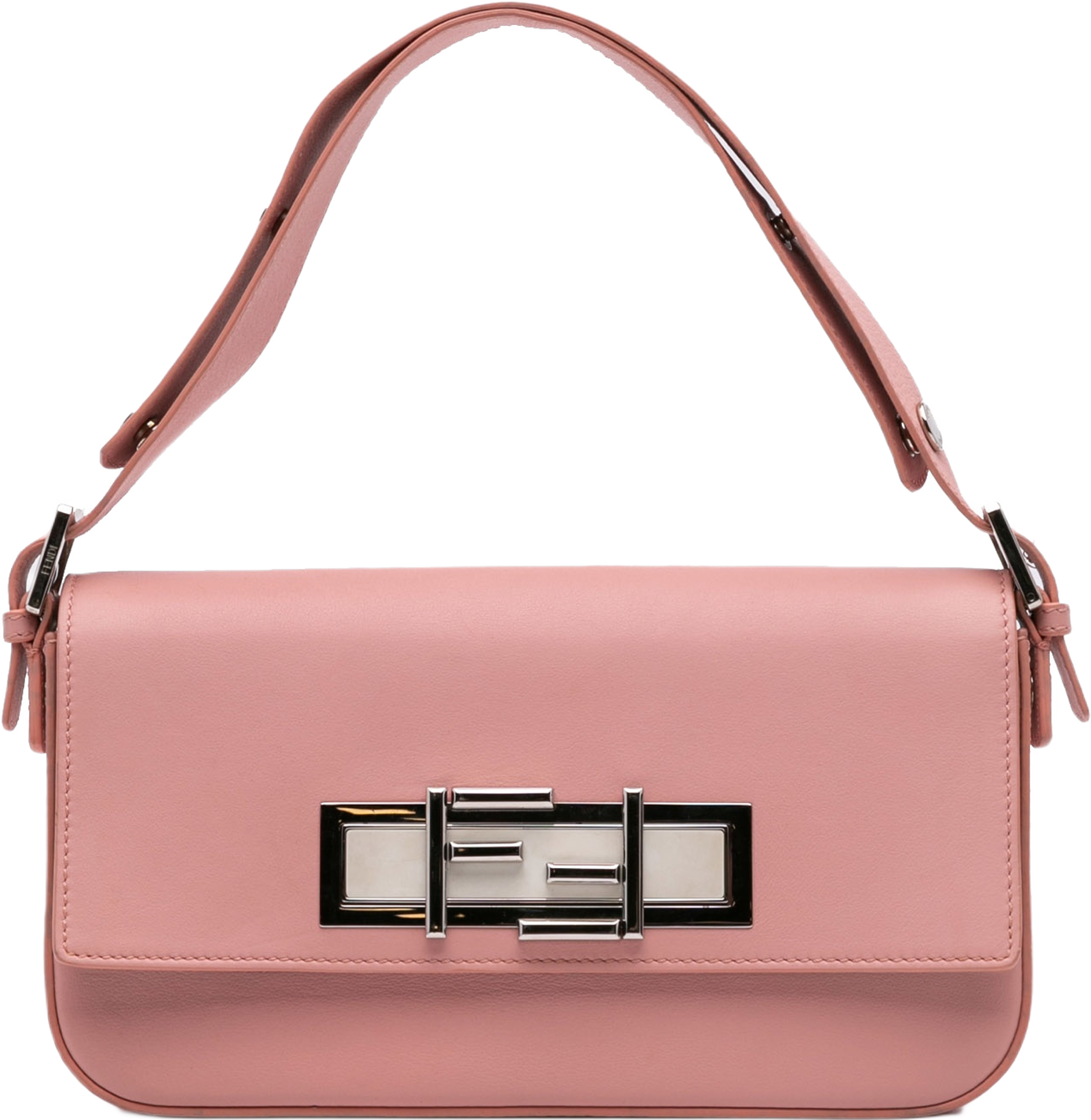 Fendi Calfskin 3baguette Shoulder Bag, från Luxclusif, i färgen light pink.