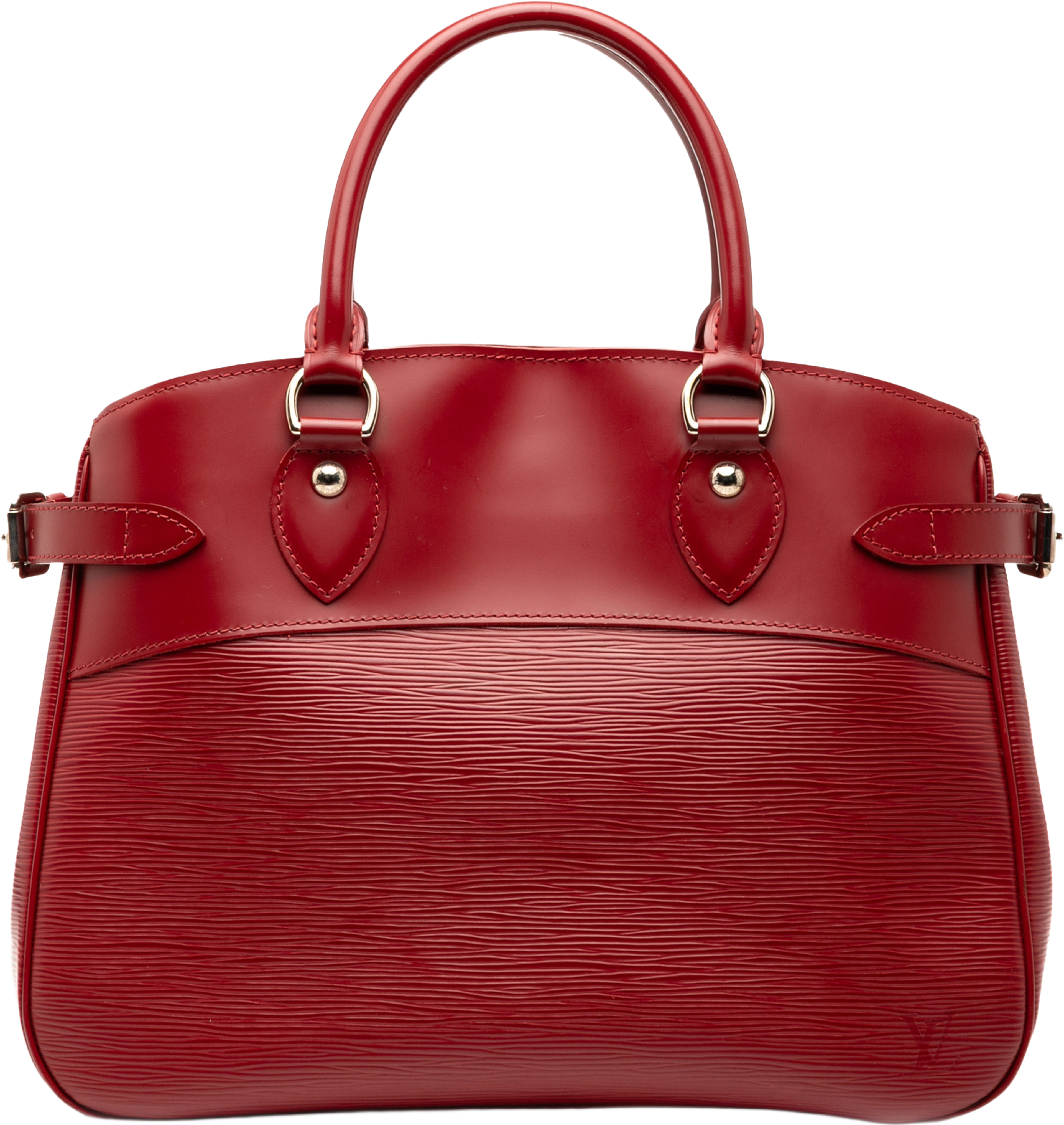 Louis Vuitton Epi Passy Pm, från Luxclusif, i färgen red. Klicka för att öppna bilden i stort format