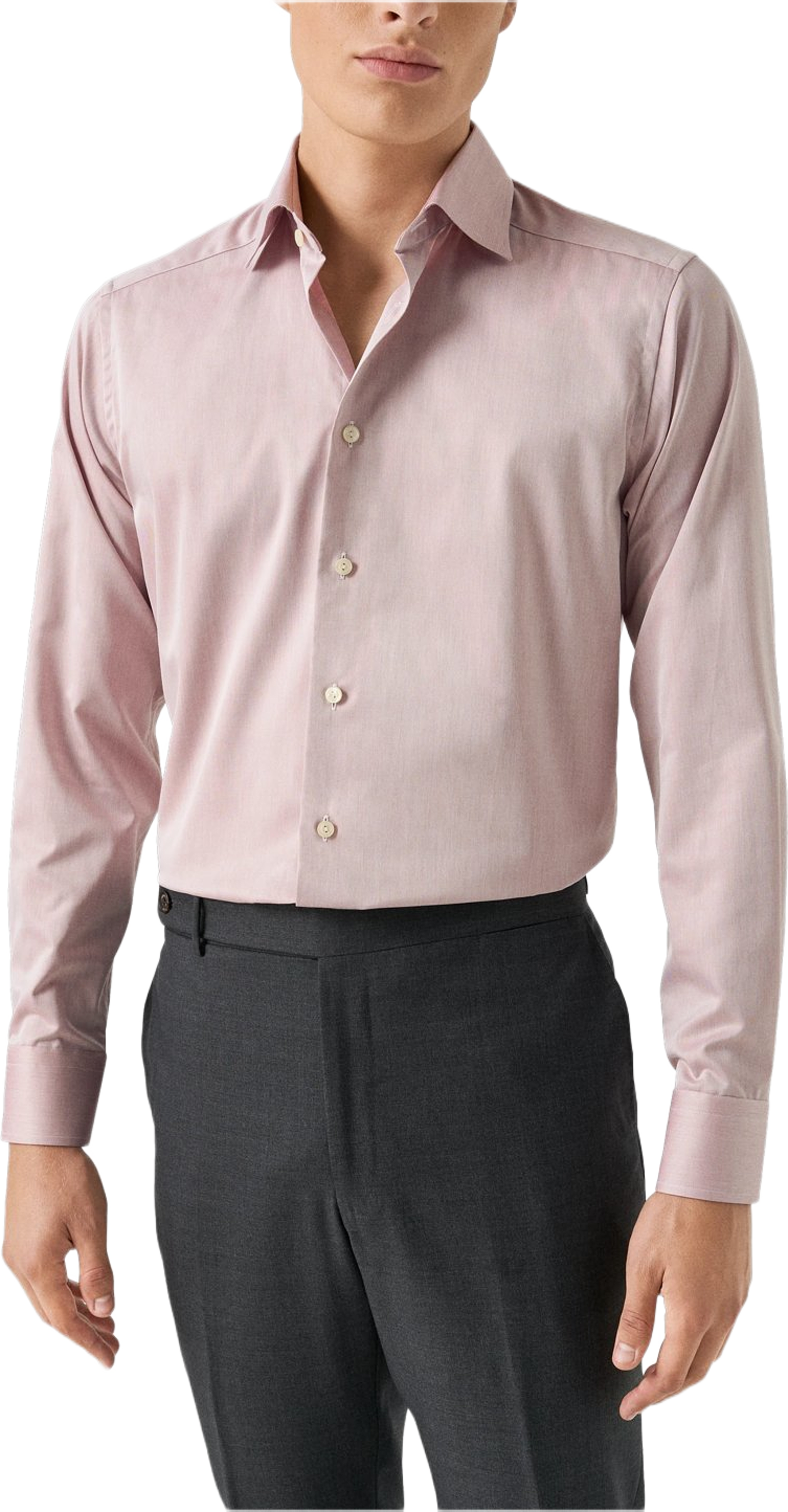 Signature Twill-skjorta Slim Fit, från Eton, i färgen orange. Klicka för att öppna bilden i stort format