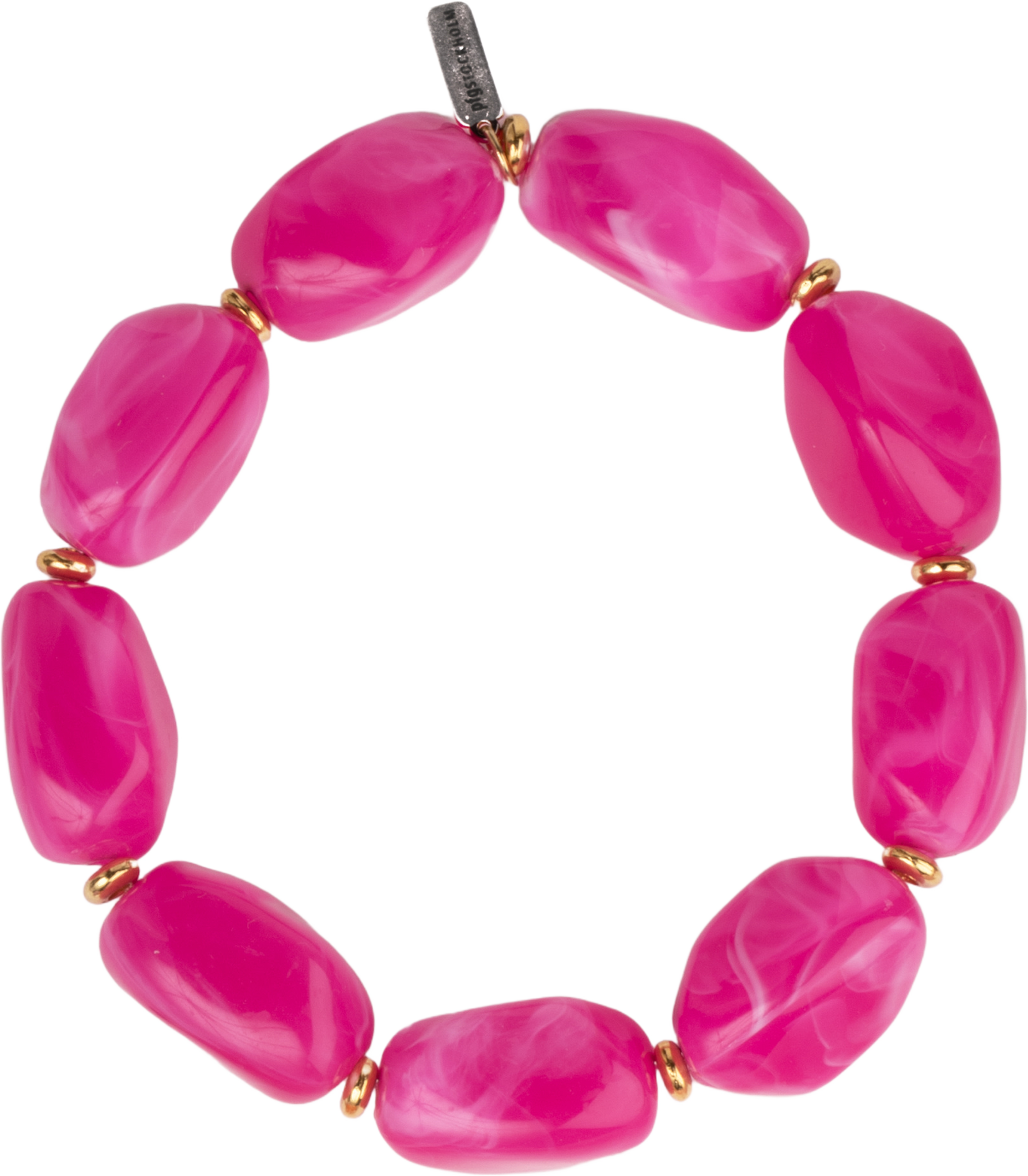 Verona Armband, från pfgSTOCKHOLM, i färgen cerise. Klicka för att öppna bilden i stort format