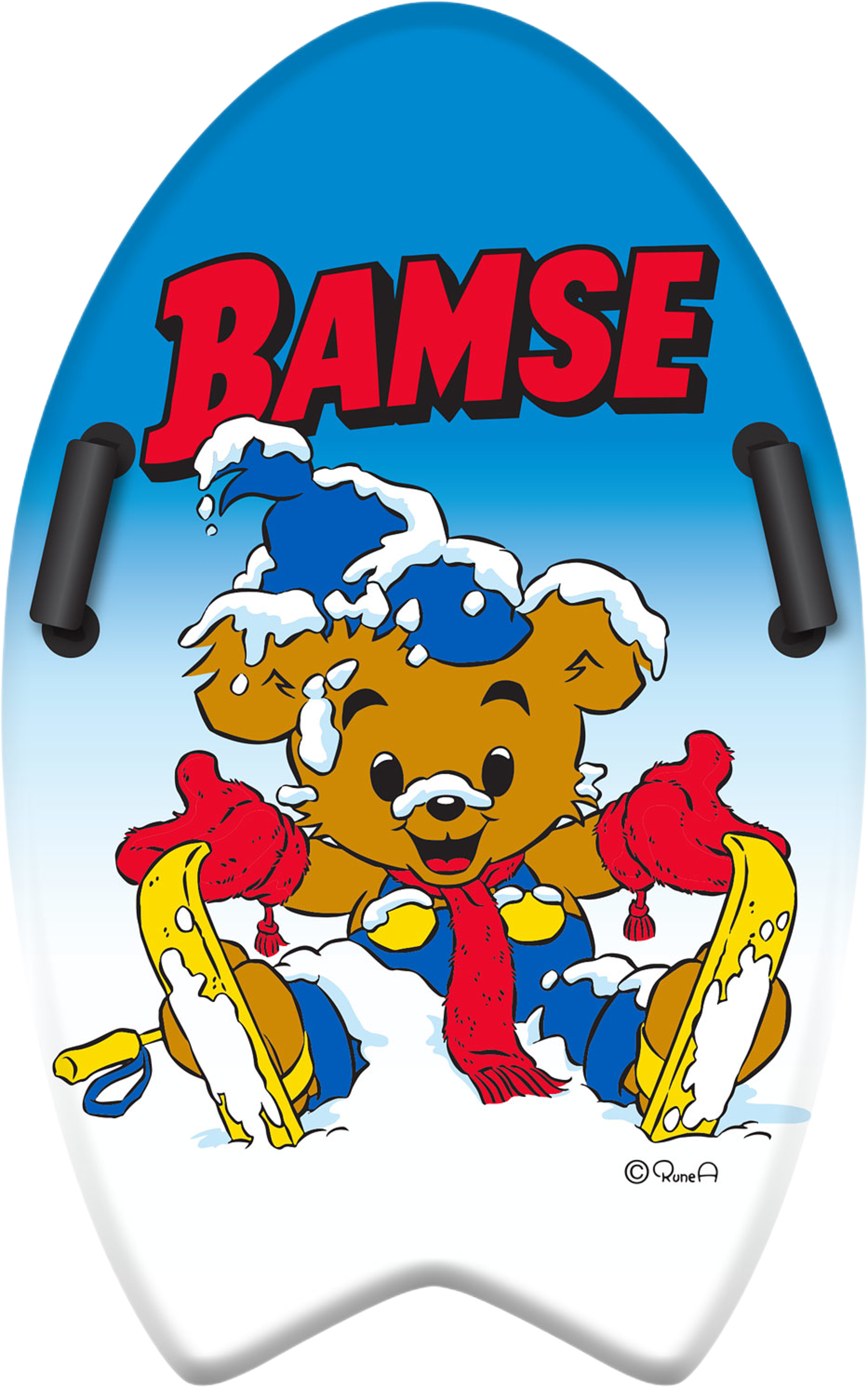 Snowsurfer Bamse 80 X 50cm, från Sportme, i färgen blå. Klicka för att öppna bilden i stort format