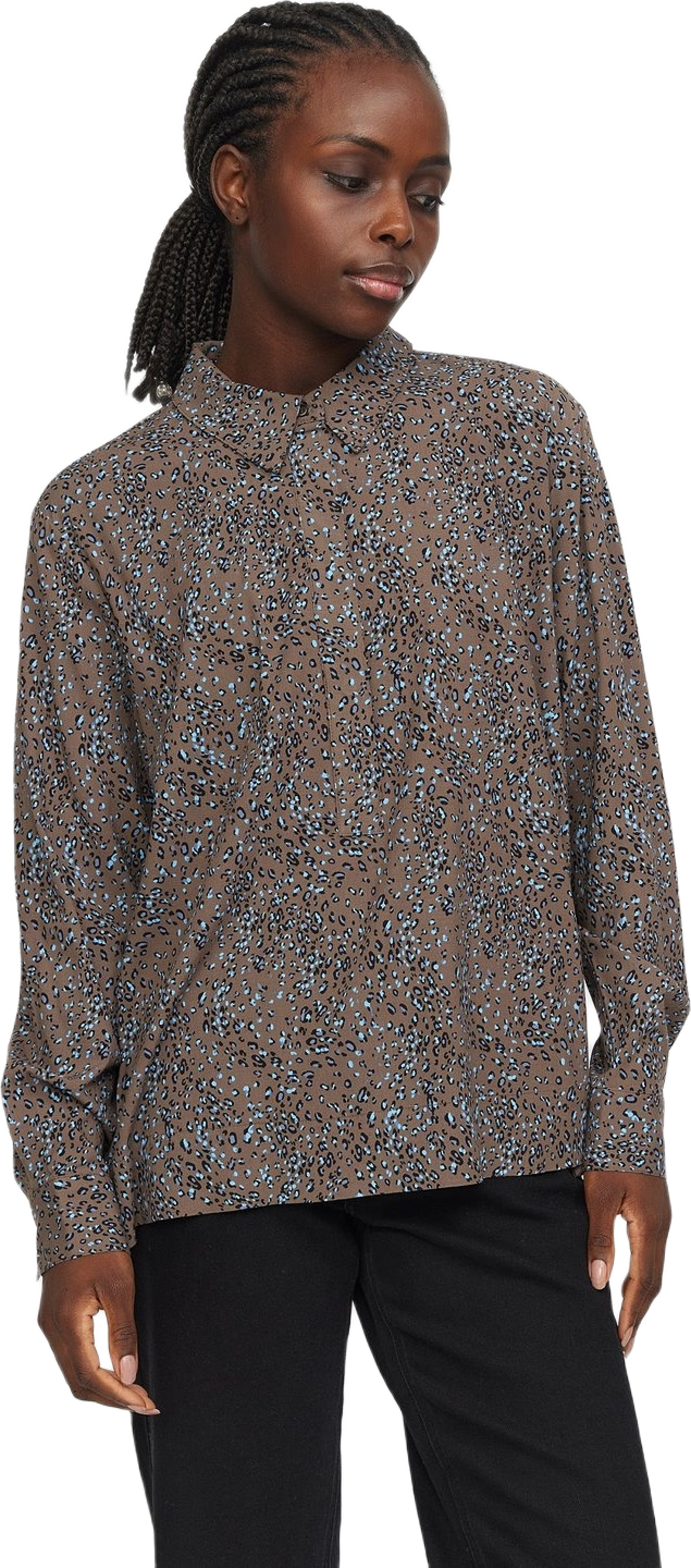 Sramiri Blouse - Mini Leo Print