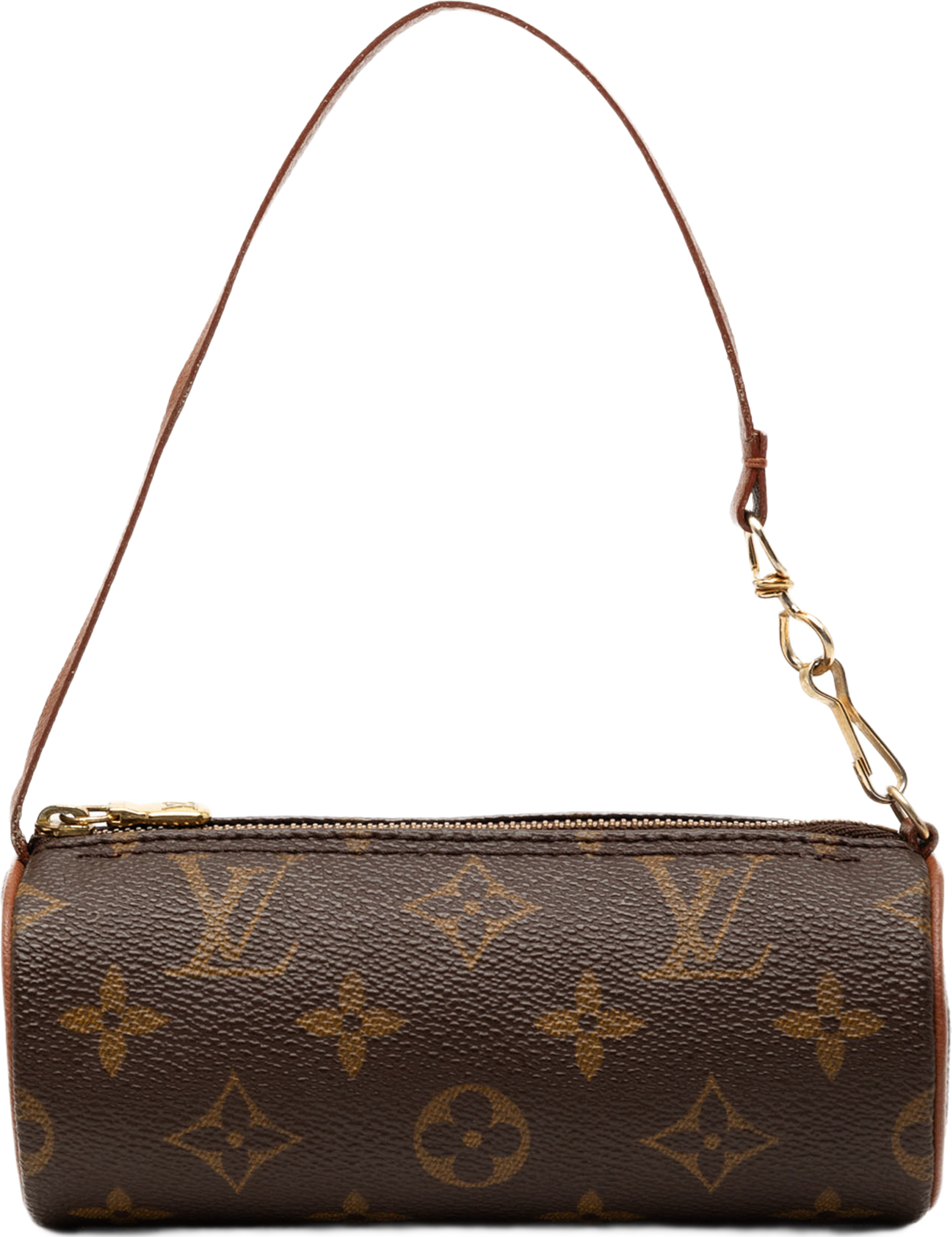 Louis Vuitton Monogram Papillon Pochette, från Luxclusif, i färgen brown. Klicka för att öppna bilden i stort format
