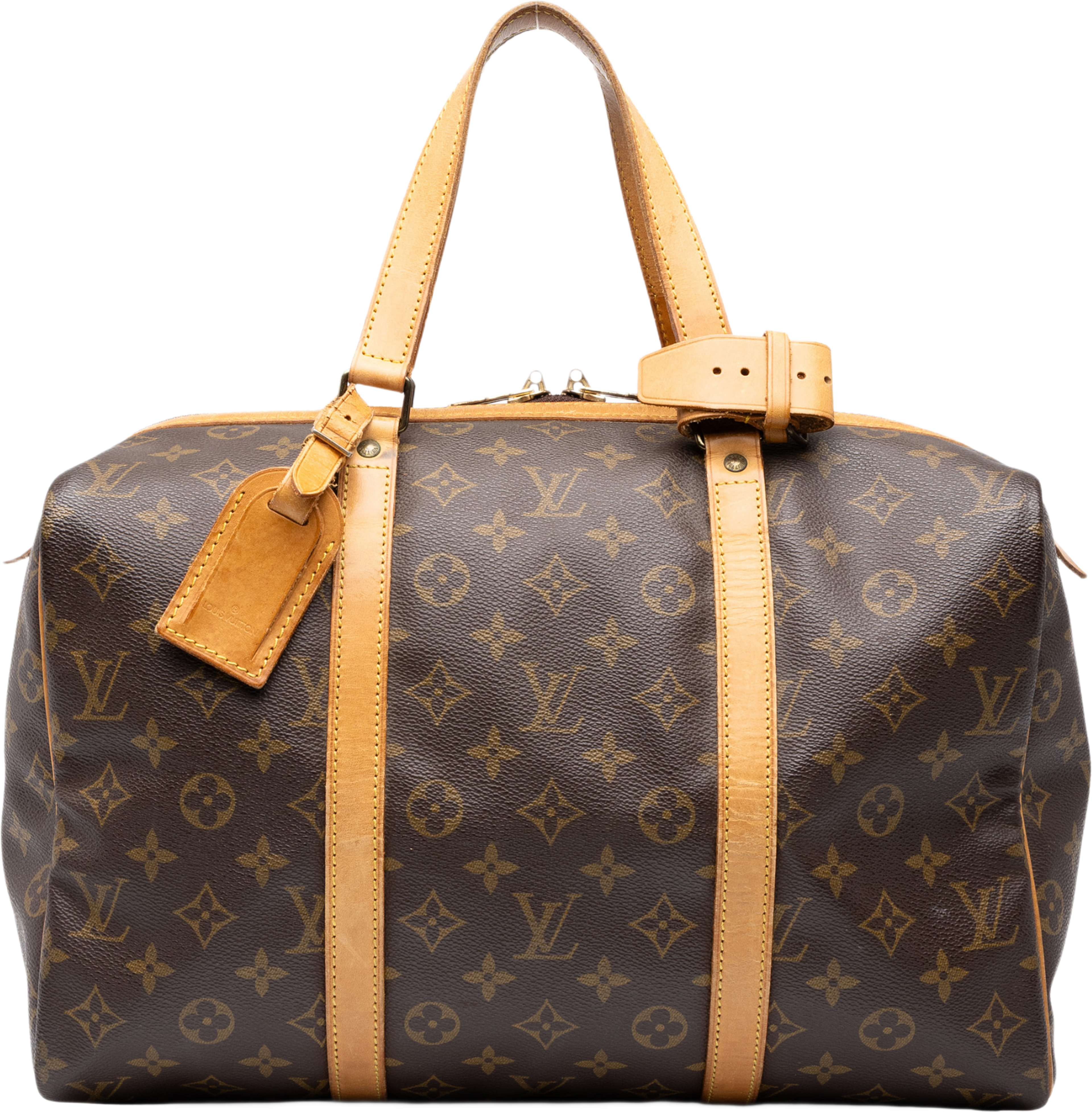 Louis Vuitton Monogram Sac Souple 35, från Luxclusif, i färgen brun. Klicka för att öppna bilden i stort format