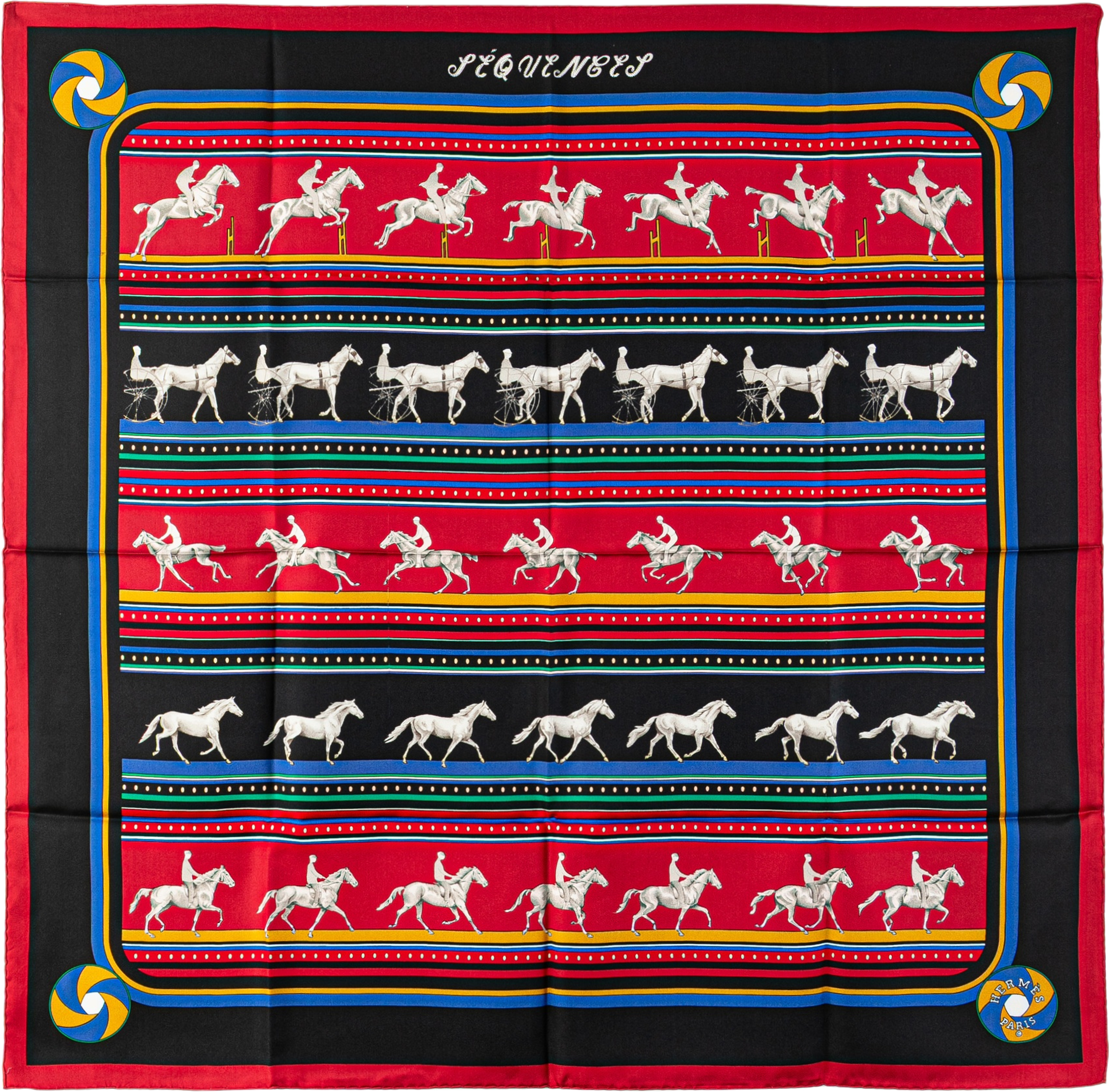 Hermès Sequences Silk Scarf
