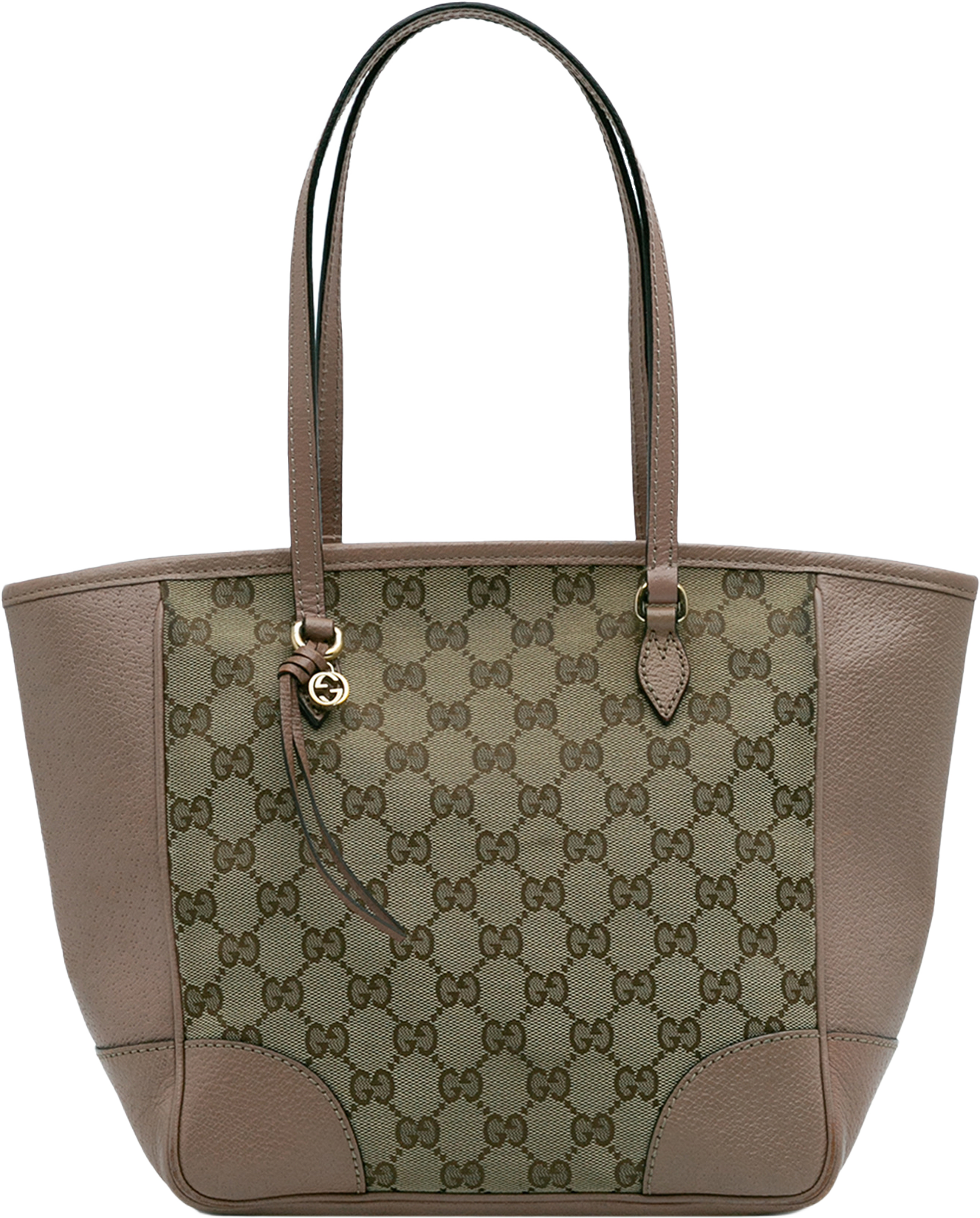 Gucci Gg Canvas Bree Tote, från Luxclusif, i färgen beige. Klicka för att öppna bilden i stort format