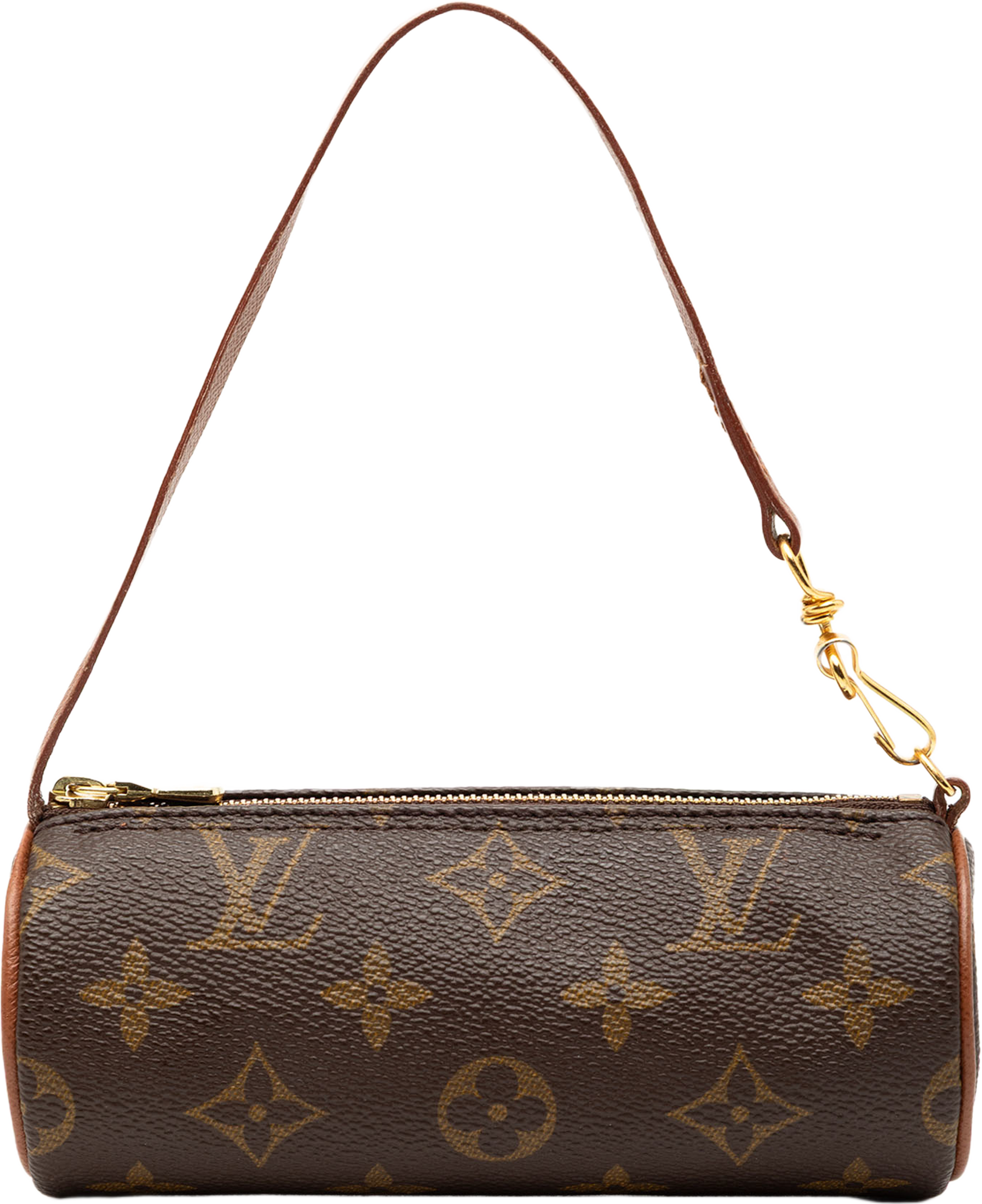 Louis Vuitton Monogram Papillon Pochette, från Luxclusif, i färgen brown. Klicka för att öppna bilden i stort format