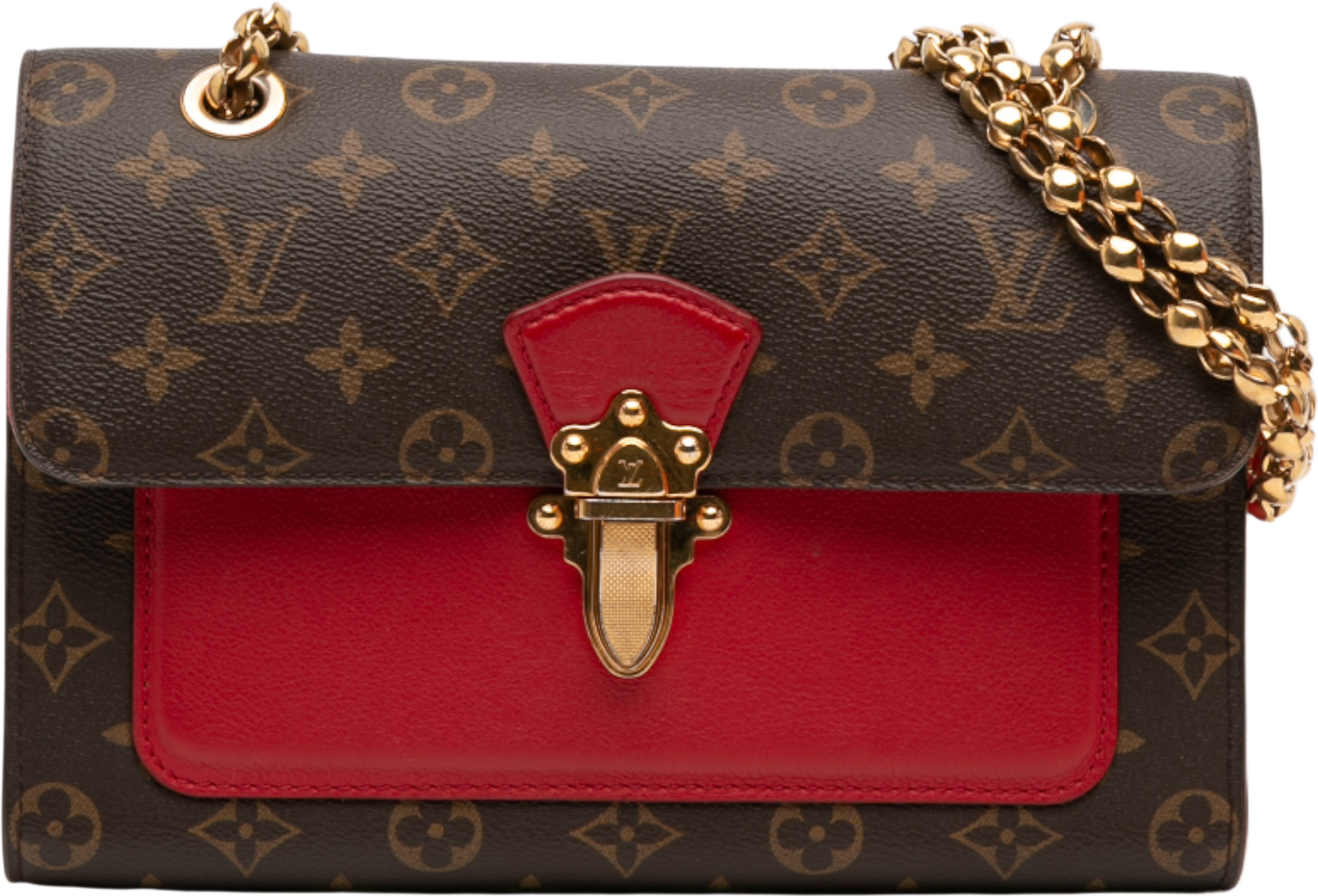 Louis Vuitton Monogram Victoire, från Luxclusif, i färgen brown. Klicka för att öppna bilden i stort format