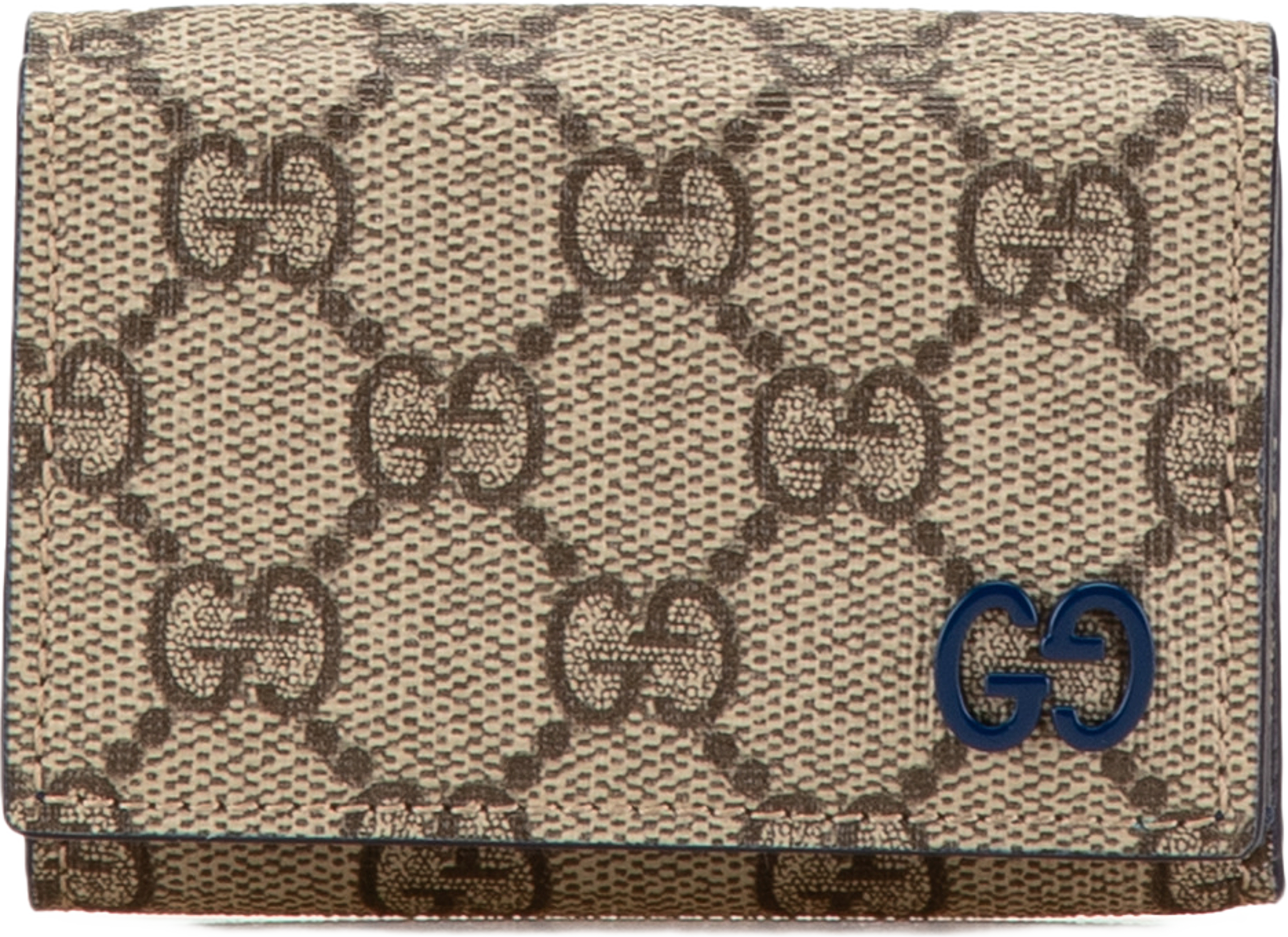 Gucci Gg Supreme Compact Wallet, från Luxclusif, i färgen brown. Klicka för att öppna bilden i stort format