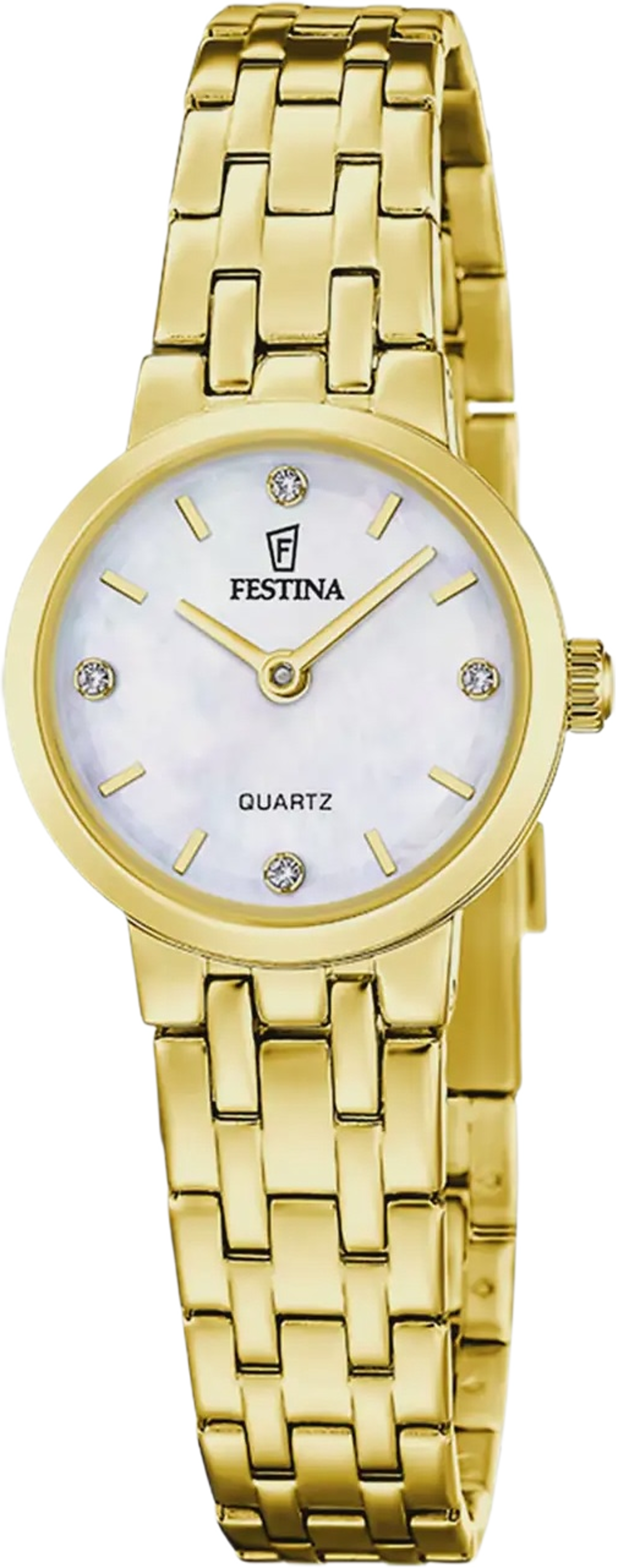 Festina Mademoiselle Dam Pärlemor/guld - F20748/1, från Festina, i färgen gold. Klicka för att öppna bilden i stort format