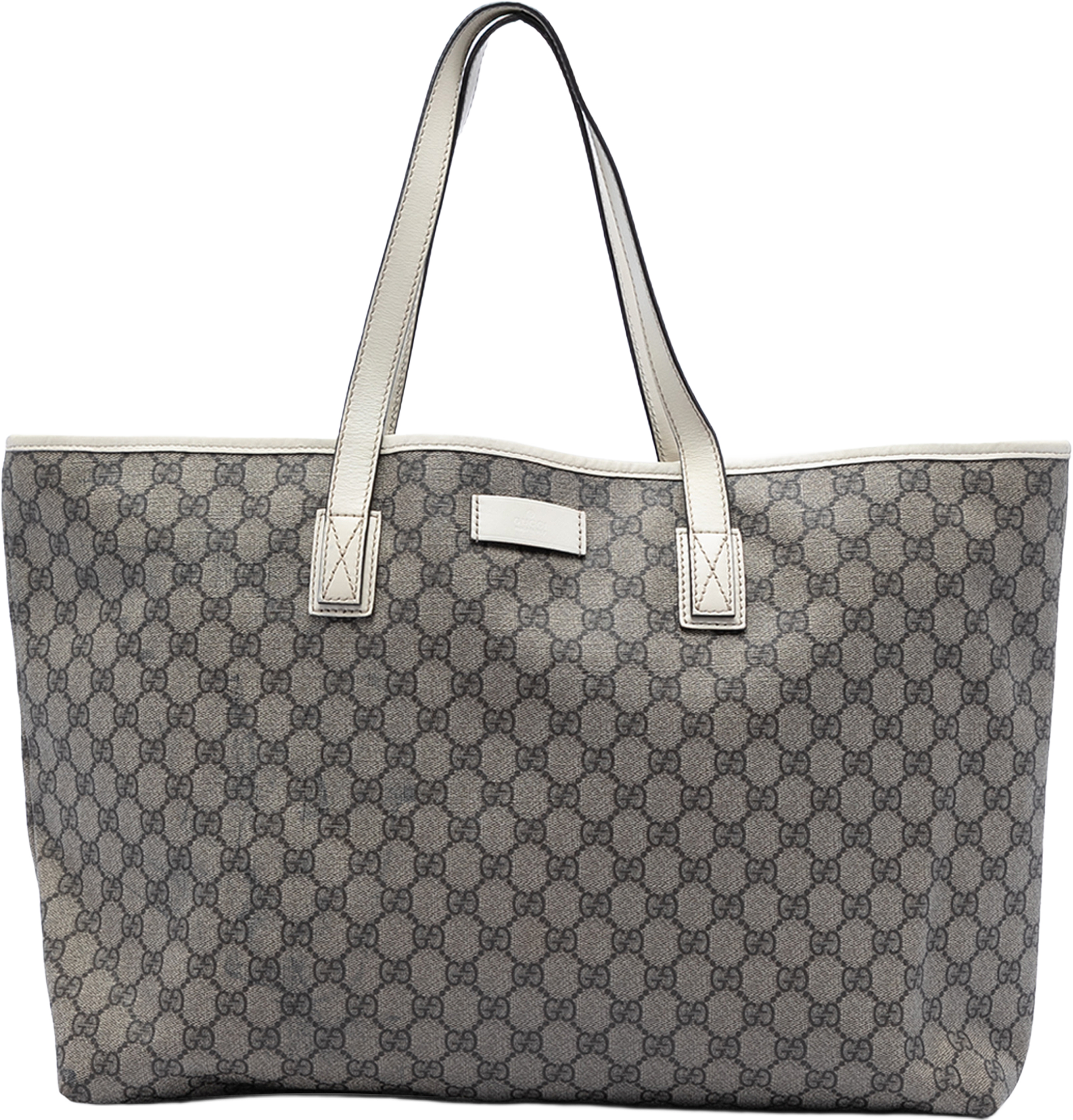 Gucci Gg Supreme Tote, från Luxclusif, i färgen beige. Klicka för att öppna bilden i stort format