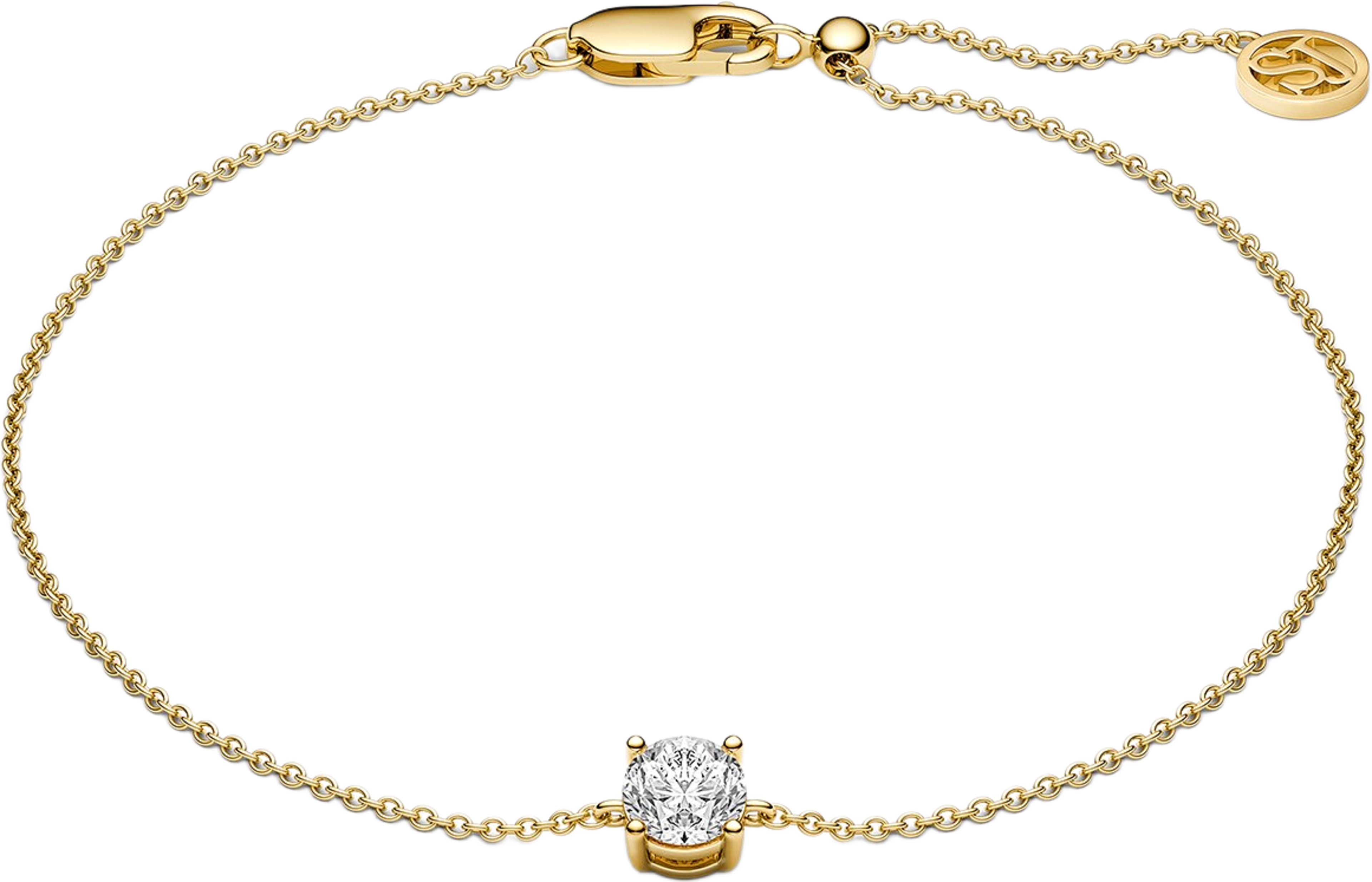 Princess Uno Bracelet, från Sif Jakobs Jewellery, i färgen gold. Klicka för att öppna bilden i stort format