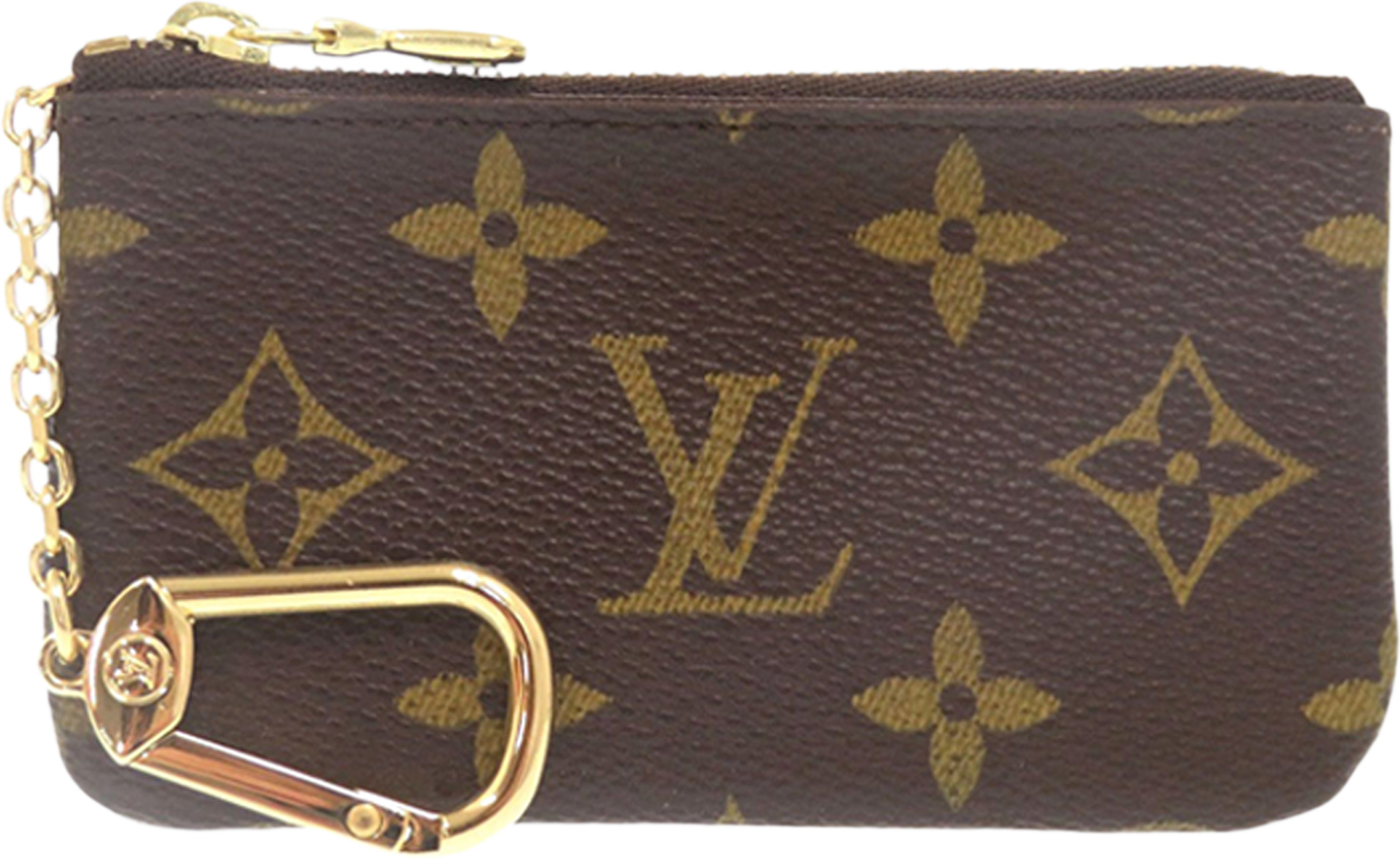 Louis Vuitton Monogram Key Pouch, från Luxclusif, i färgen brown. Klicka för att öppna bilden i stort format