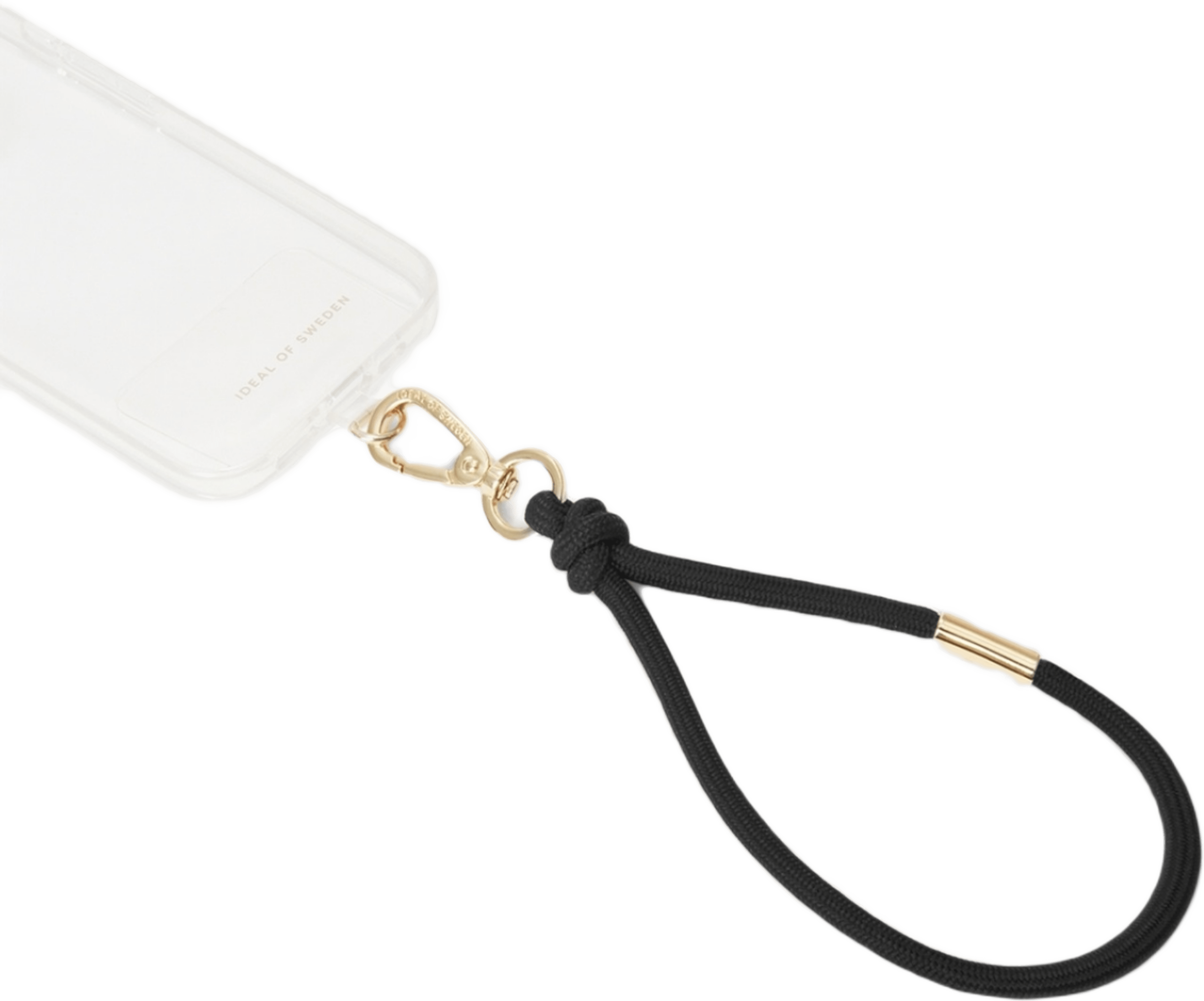 Cord Phone Wristlet Black
