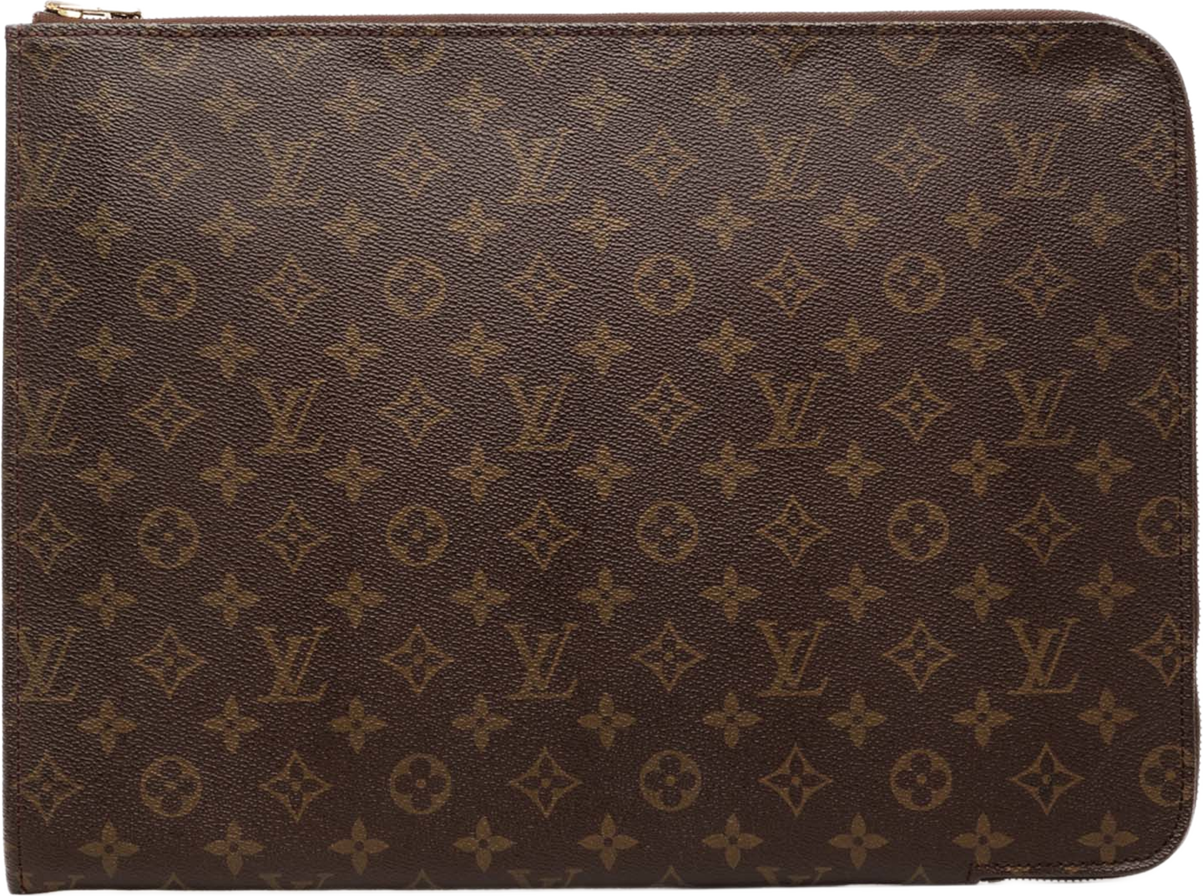 Louis Vuitton Monogram Poche Documents Portfolio, från Luxclusif, i färgen brun. Klicka för att öppna bilden i stort format