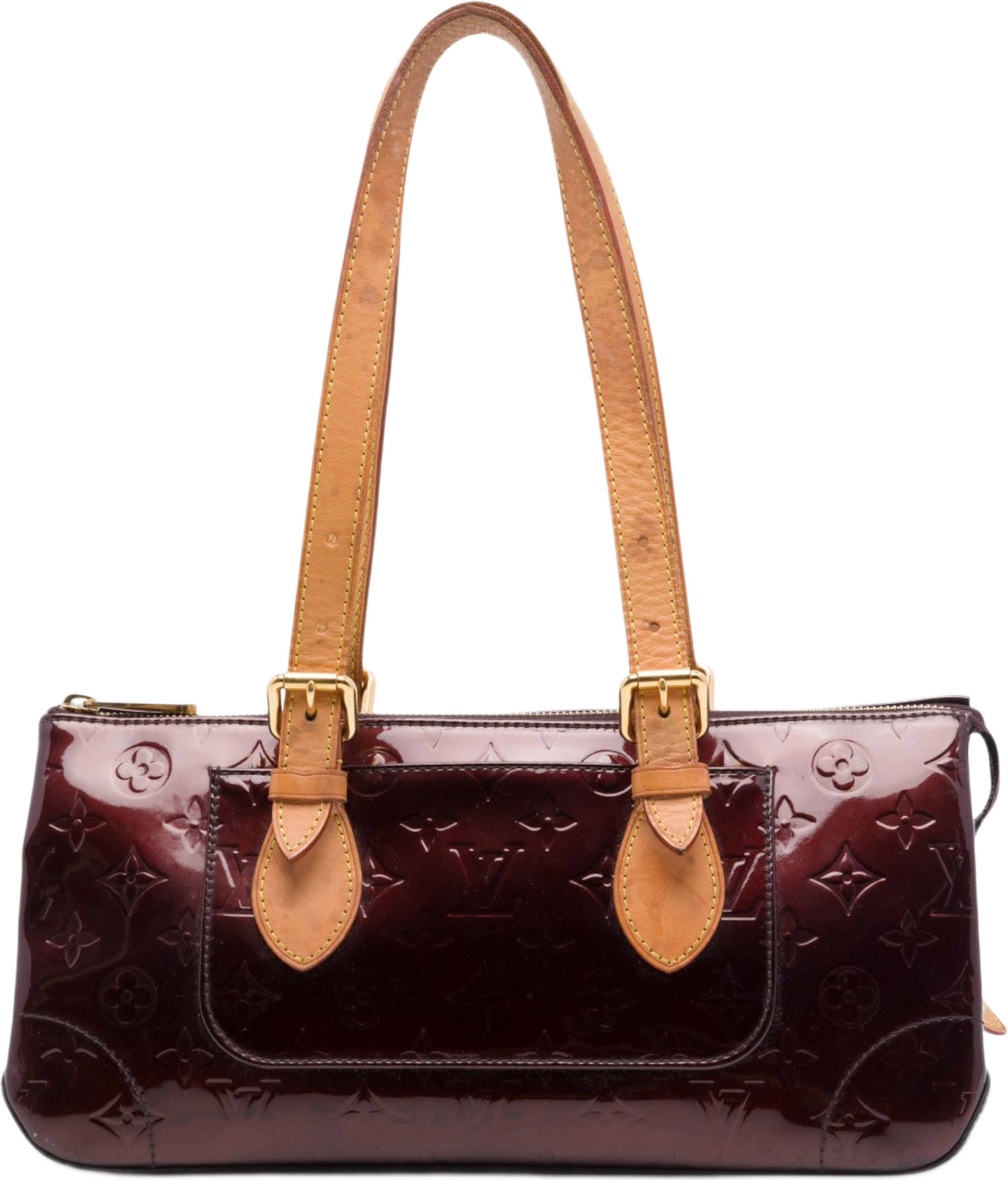 Louis Vuitton Monogram Vernis Rosewood Avenue, från Luxclusif, i färgen röd. Klicka för att öppna bilden i stort format