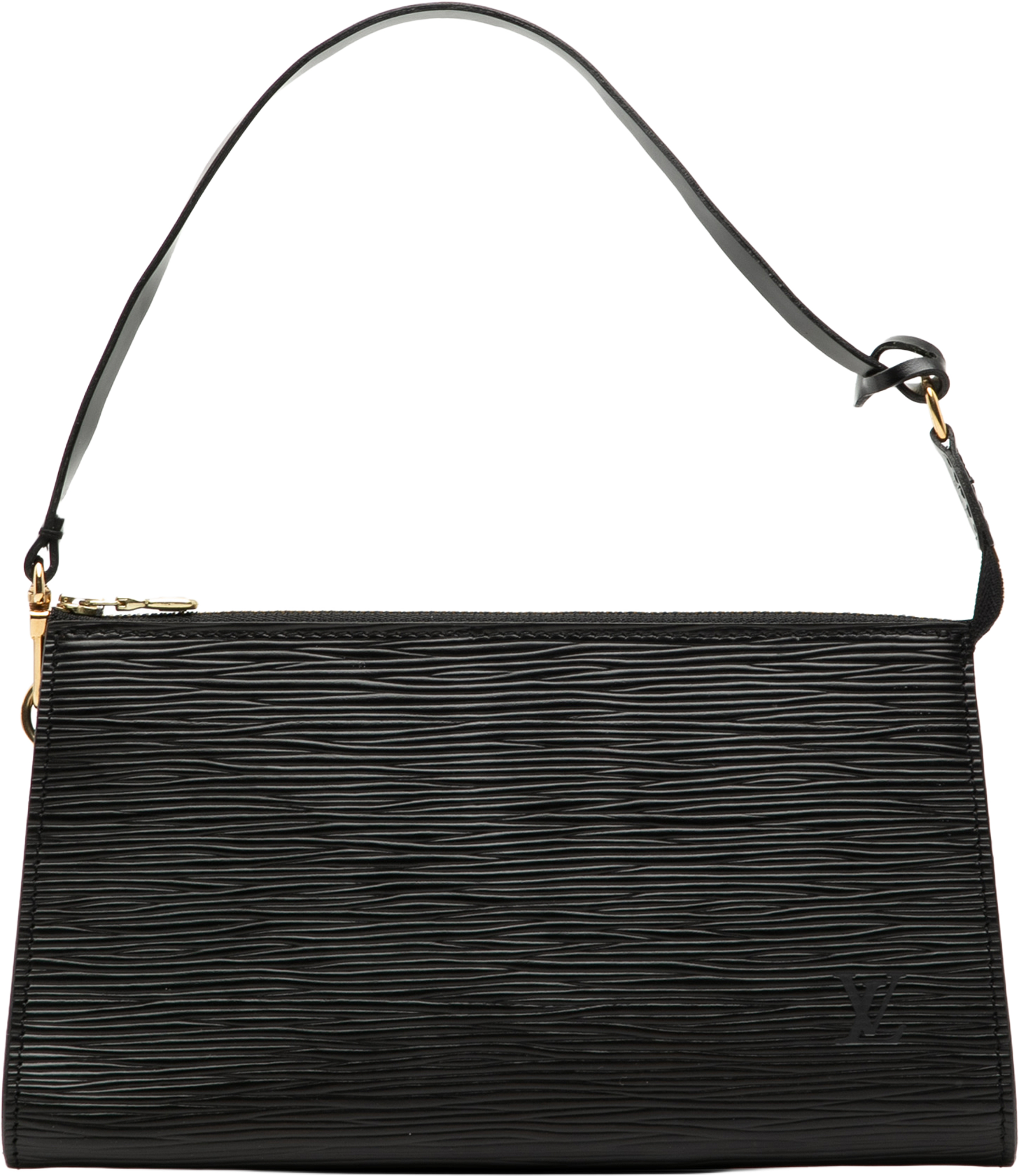 Louis Vuitton Epi Pochette Accessoires, från Luxclusif, i färgen black. Klicka för att öppna bilden i stort format