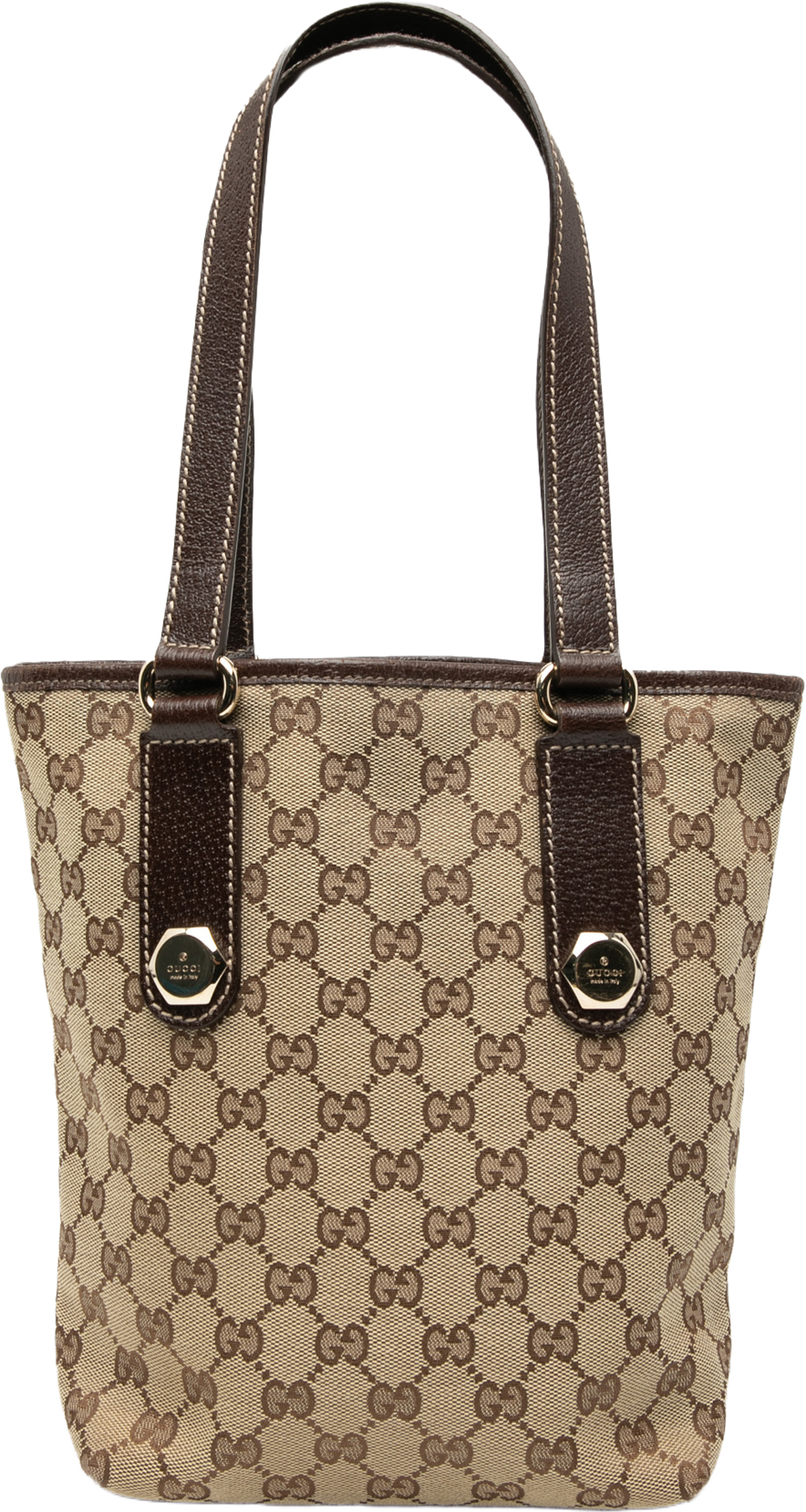 Gucci Gg Canvas Charmy Shoulder Bag, från Luxclusif, i färgen beige. Klicka för att öppna bilden i stort format