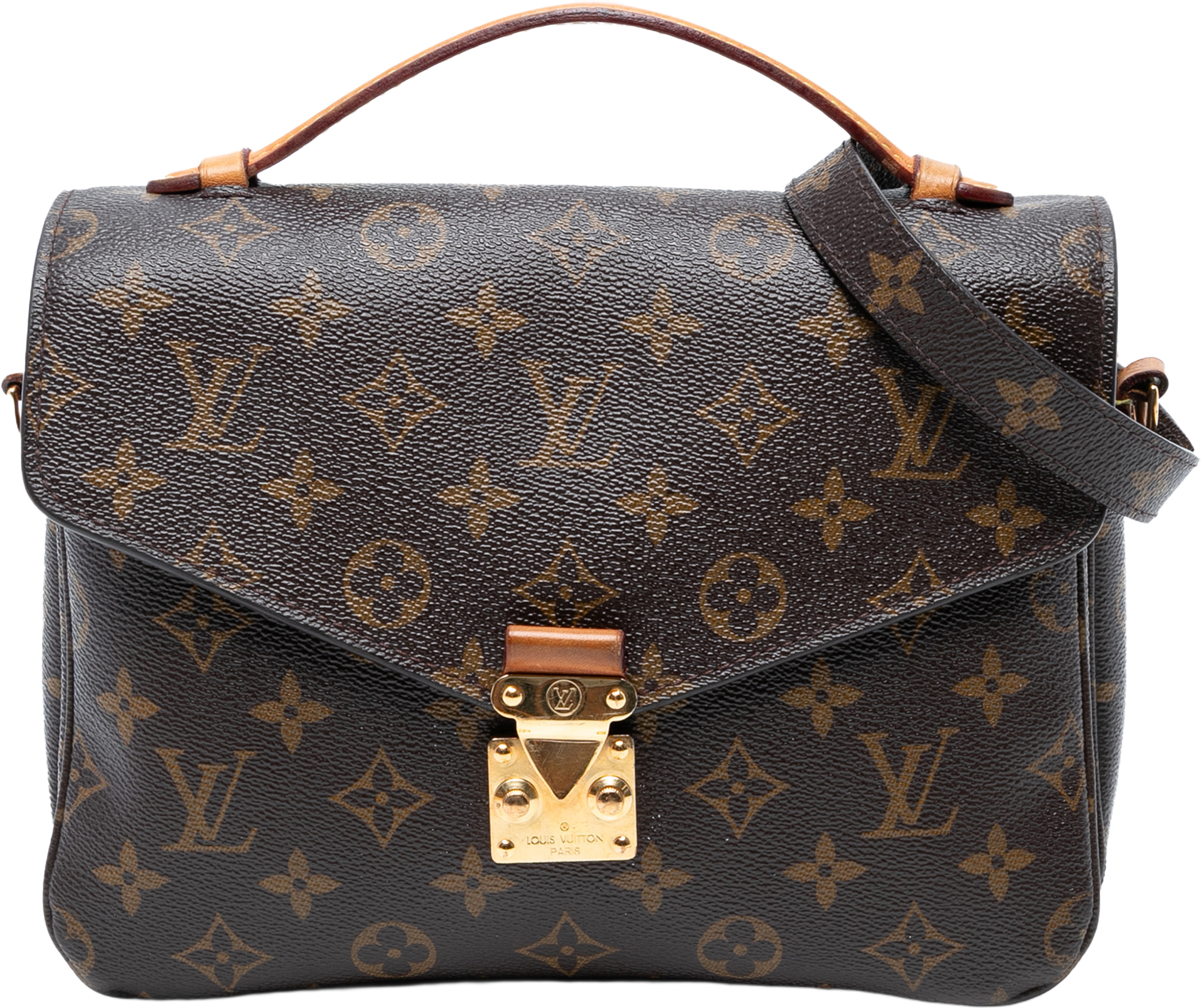 Louis Vuitton Monogram Pochette Metis, från Luxclusif, i färgen brown. Klicka för att öppna bilden i stort format