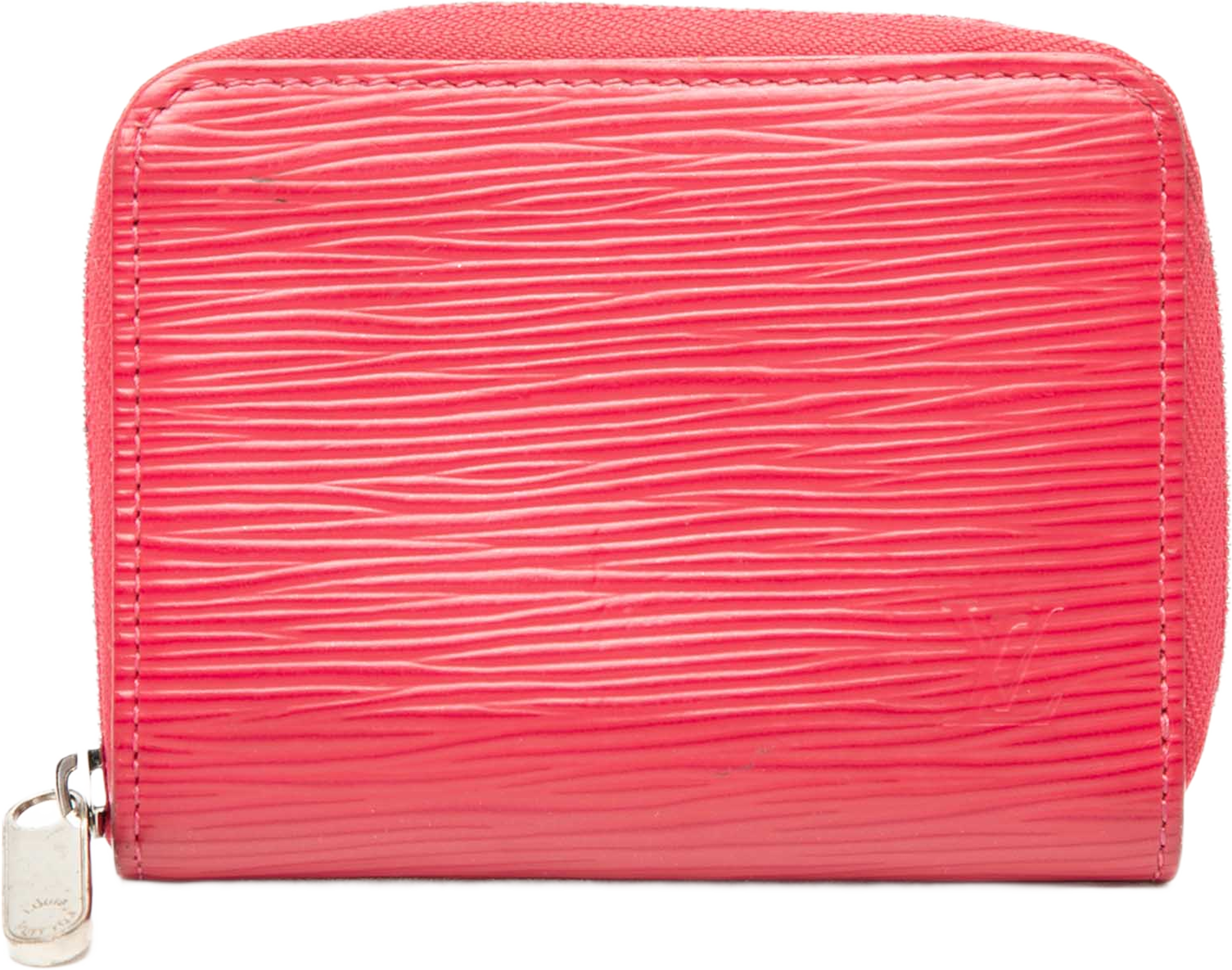 Louis Vuitton Epi Zippy Coin Purse, från Luxclusif, i färgen dark pink. Klicka för att öppna bilden i stort format