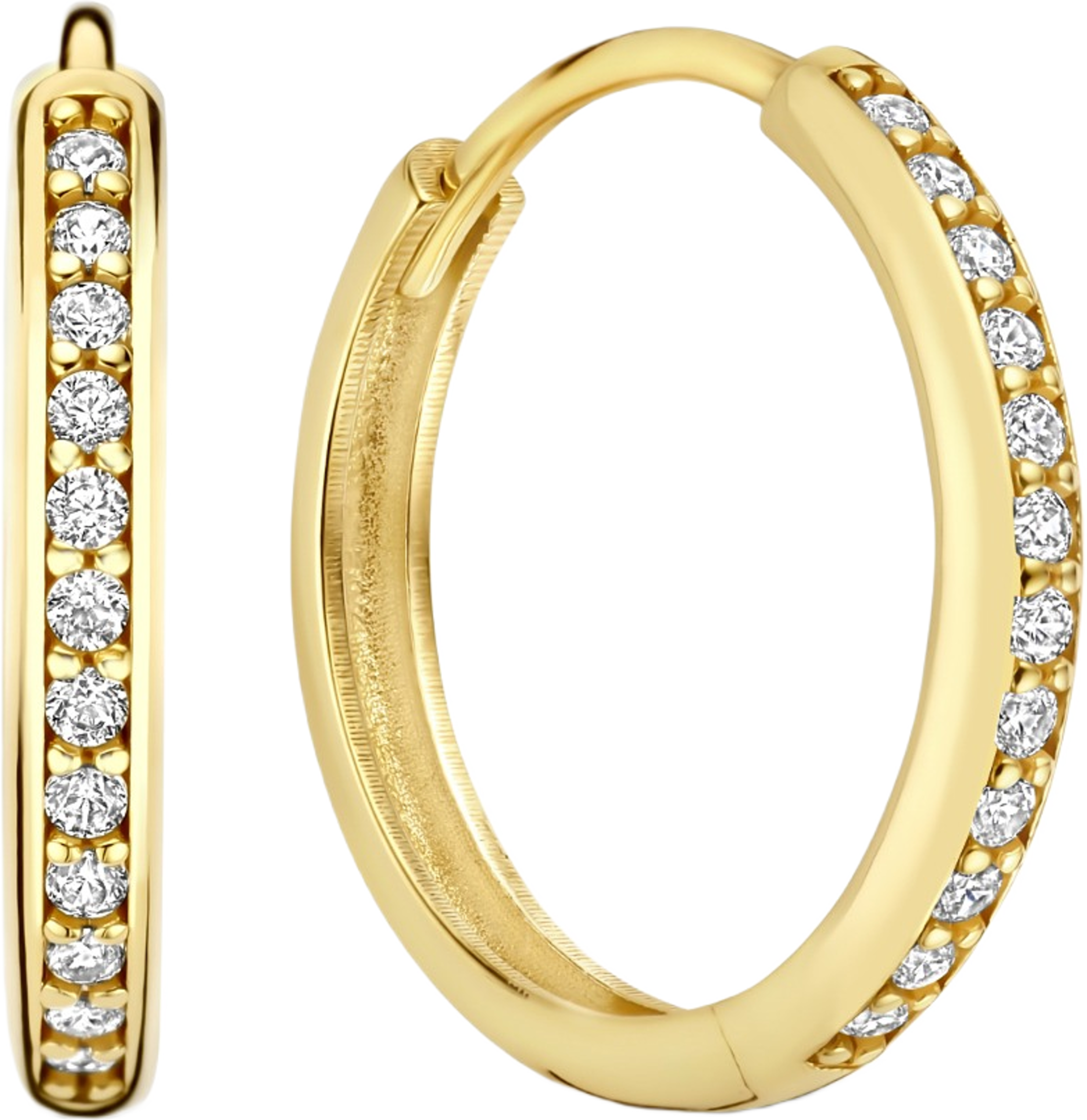 Le Marais 14 Karat Guld Creoler