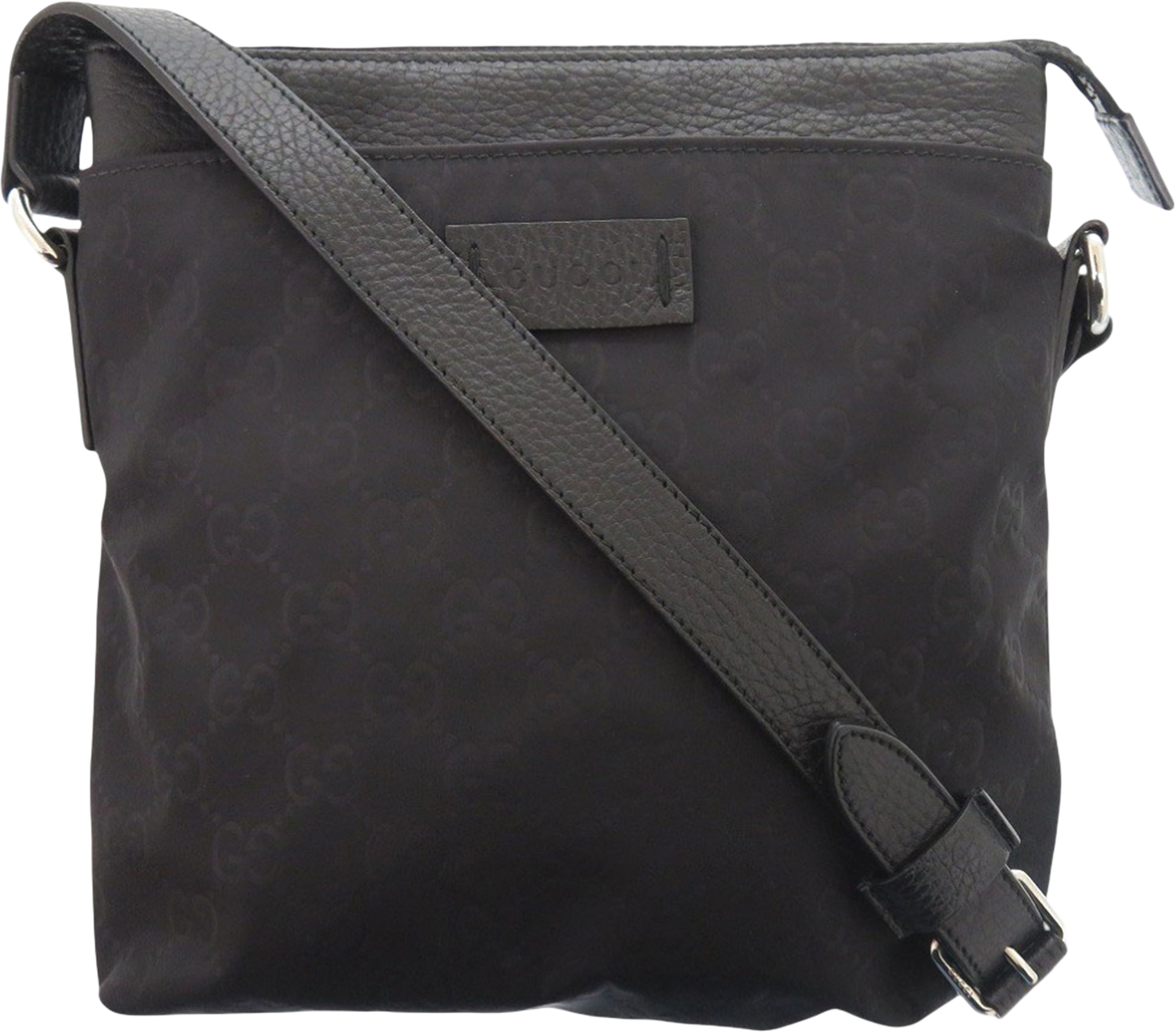 Gucci Gg Nylon Crossbody, från Luxclusif, i färgen black. Klicka för att öppna bilden i stort format