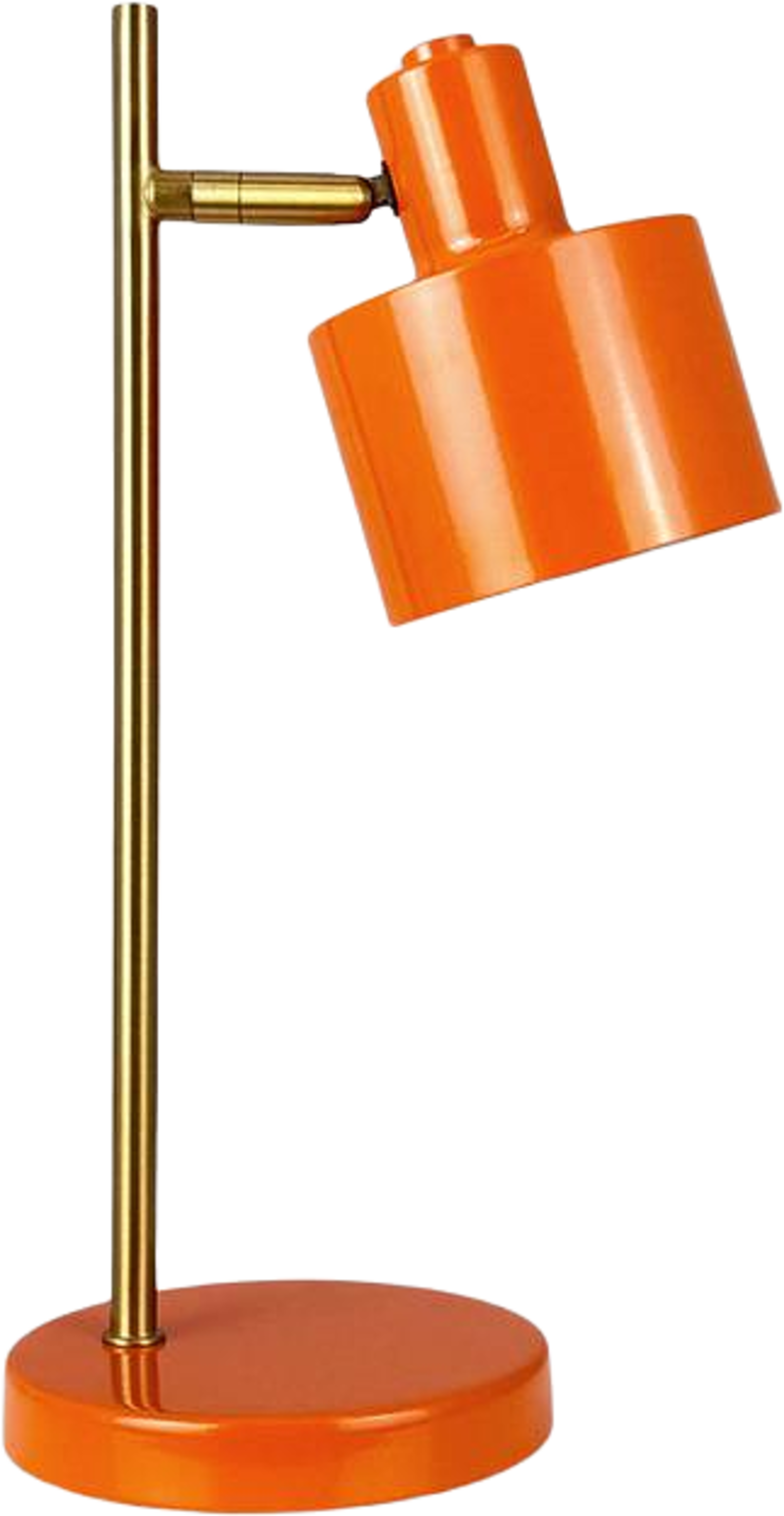 Ocean Led Mini Table Lamp, från Dyberg Larsen, i färgen orange/ brass. Klicka för att öppna bilden i stort format