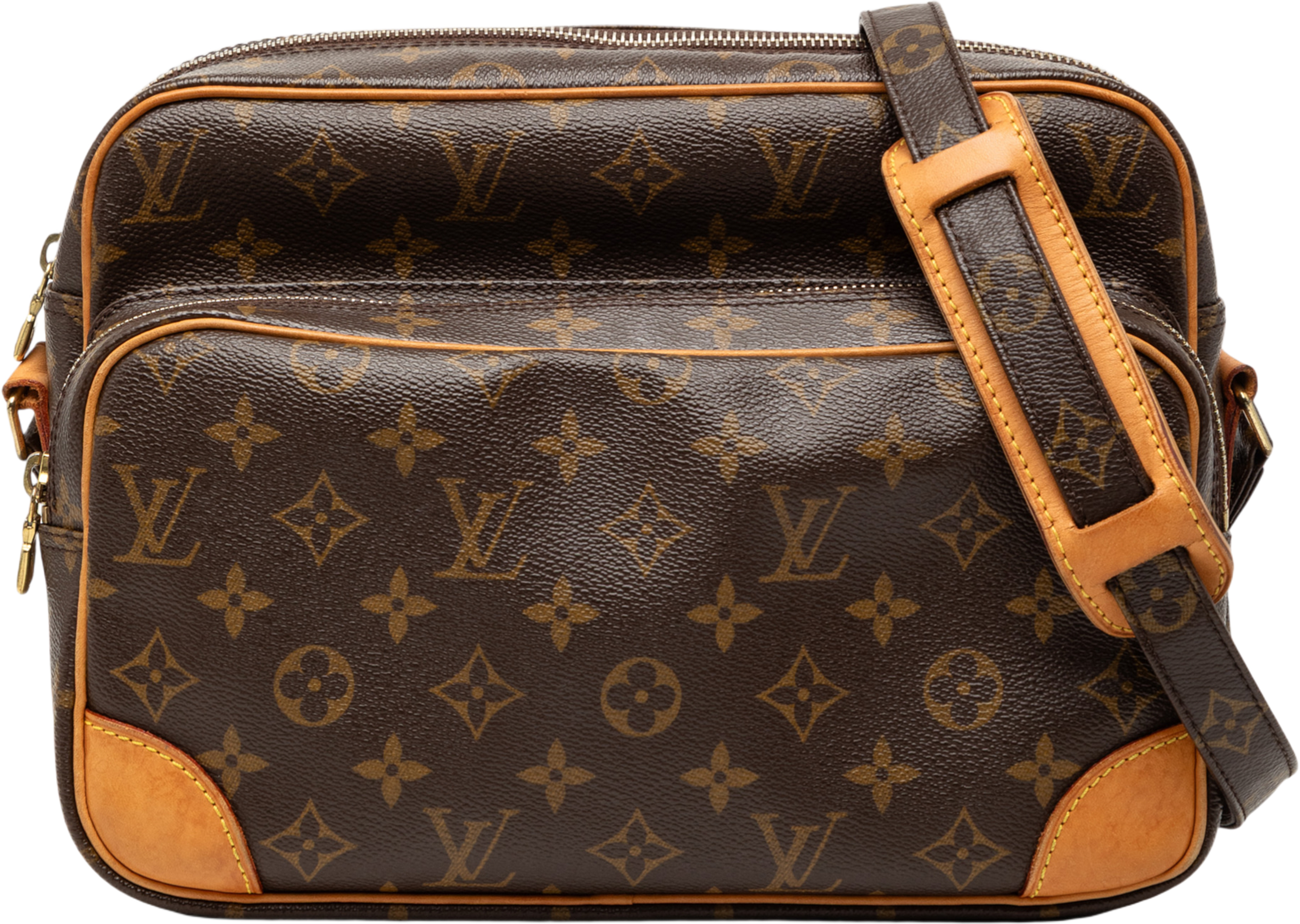 Louis Vuitton Monogram Nil Crossbody, från Luxclusif, i färgen brown. Klicka för att öppna bilden i stort format