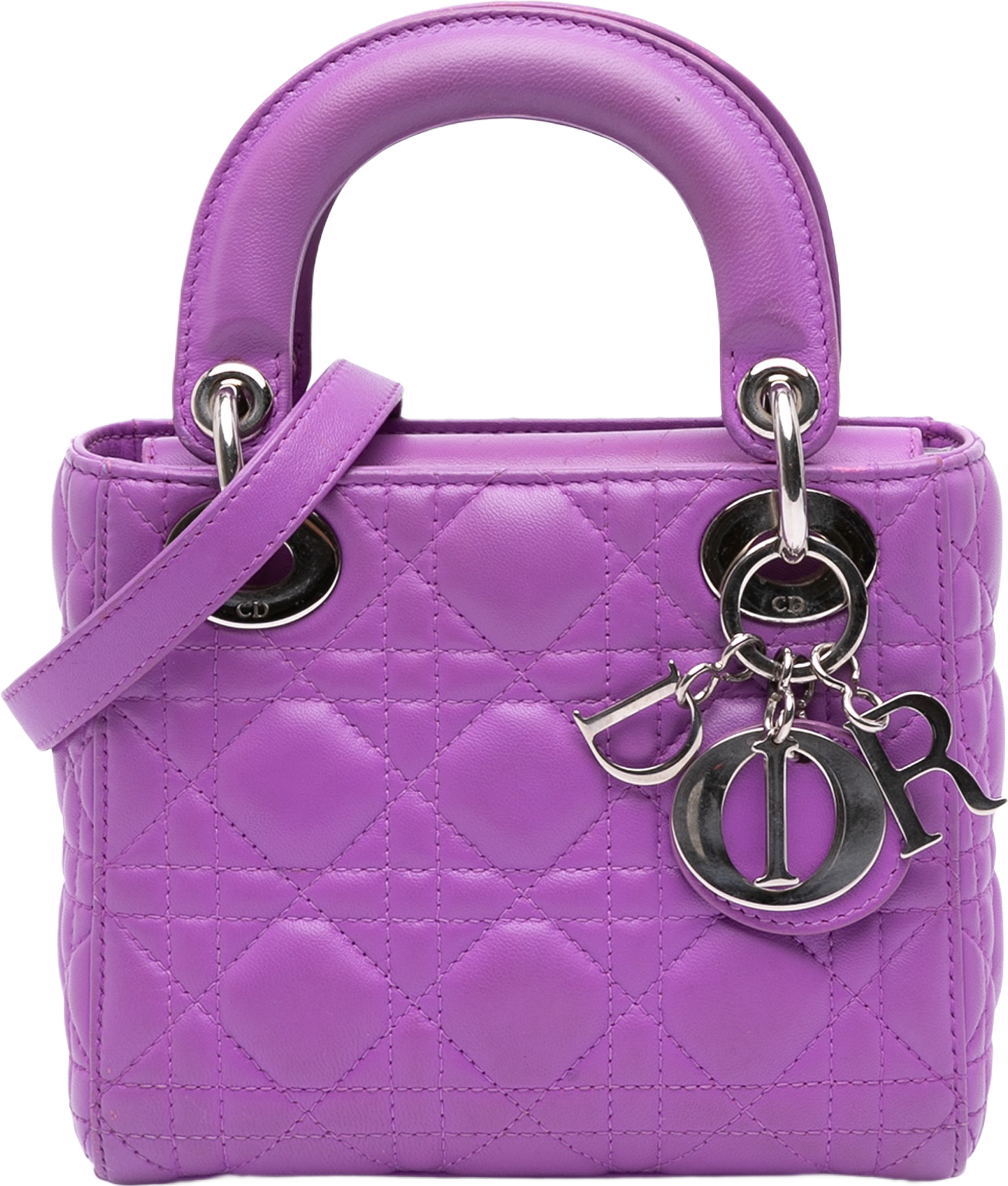 Dior Mini Lambskin Cannage Lady Dior