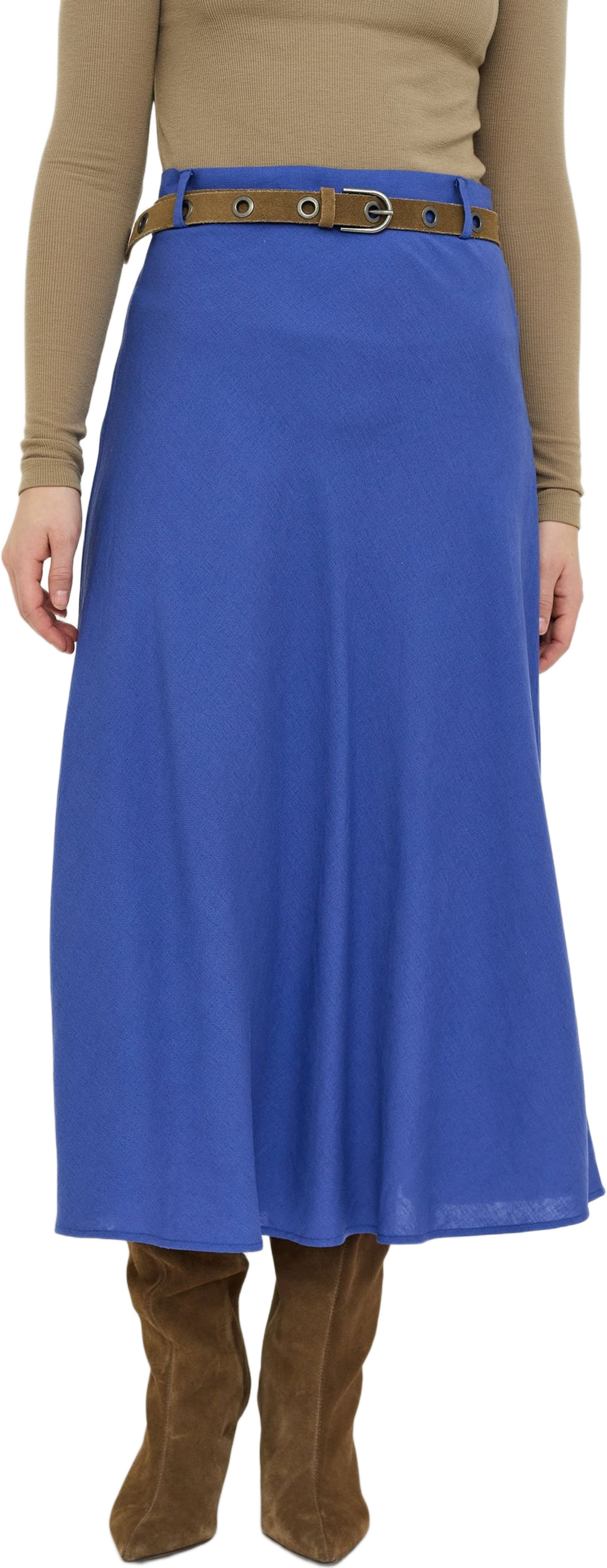 Sryindi Skirt - Deep Ultramarine, från Soft Rebels, i färgen deep ultramarine. Klicka för att öppna bilden i stort format